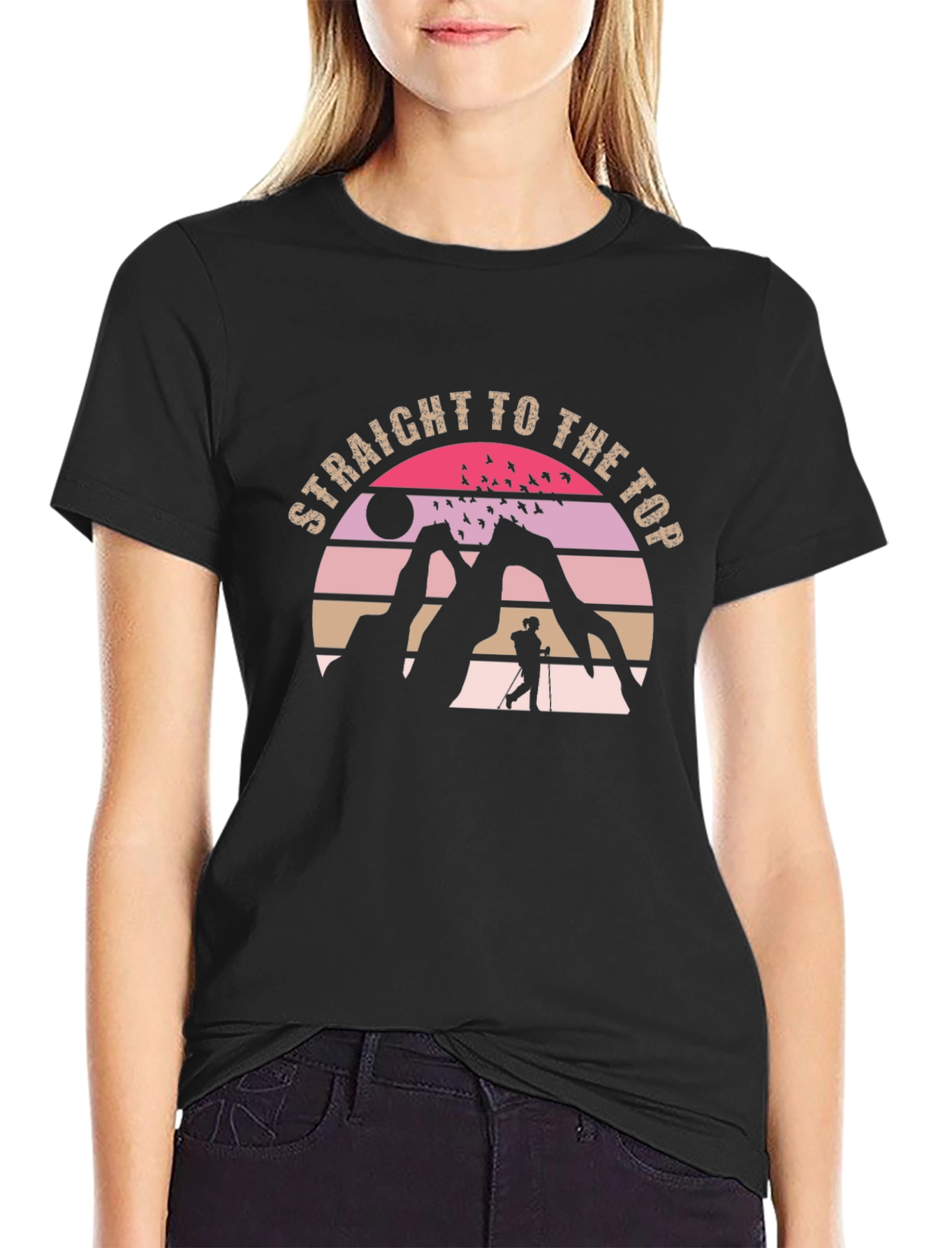 Straight to the Top Graphic T-Shirt