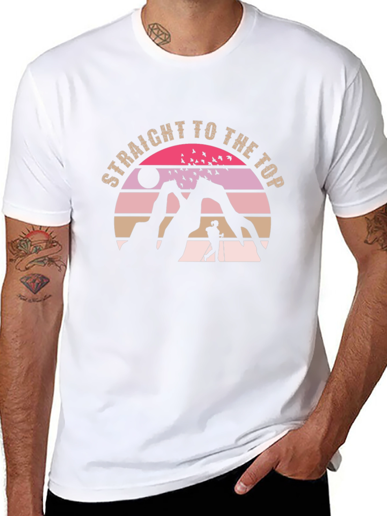 Straight to the Top Graphic T-Shirt