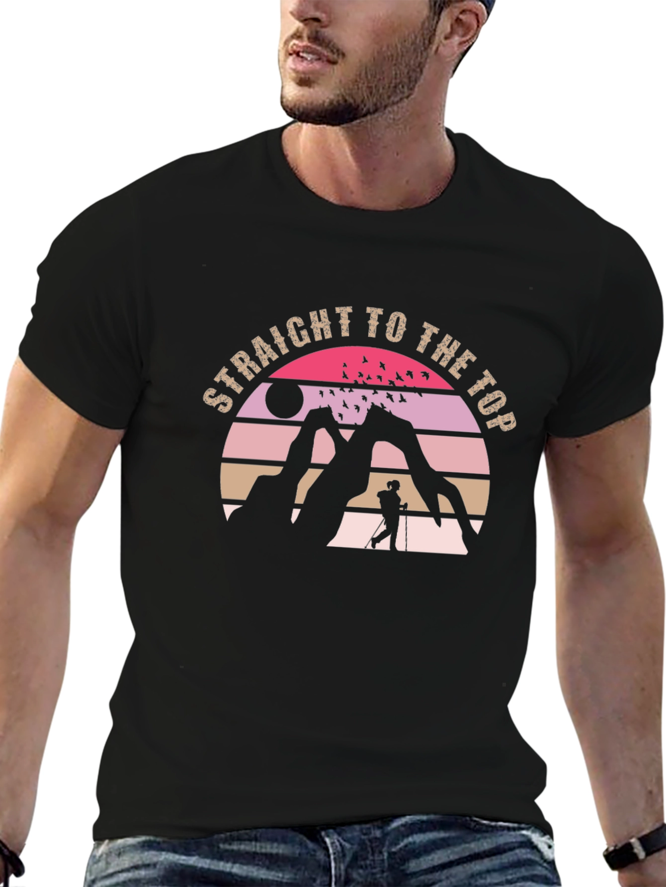 Straight to the Top Graphic T-Shirt