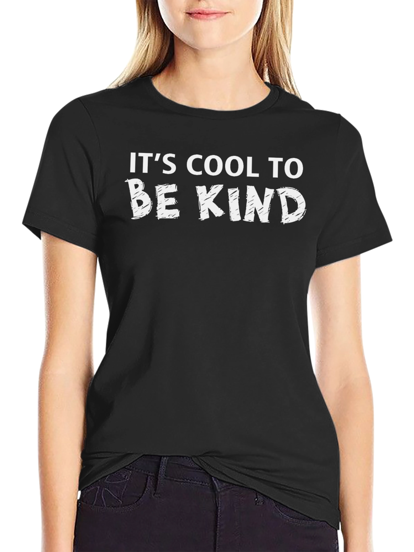 Its Cool to Be Kind Black T-Shirt