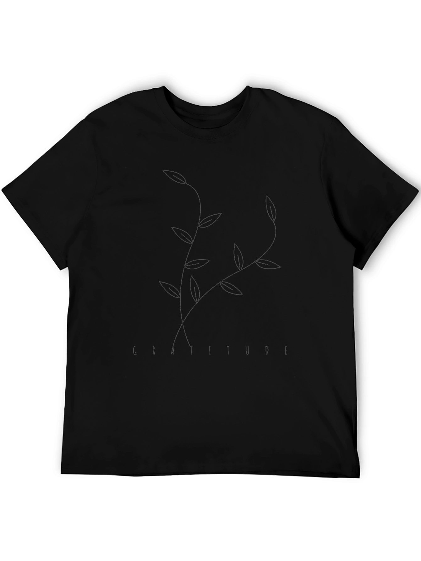 Classic Black Crew Neck Tee