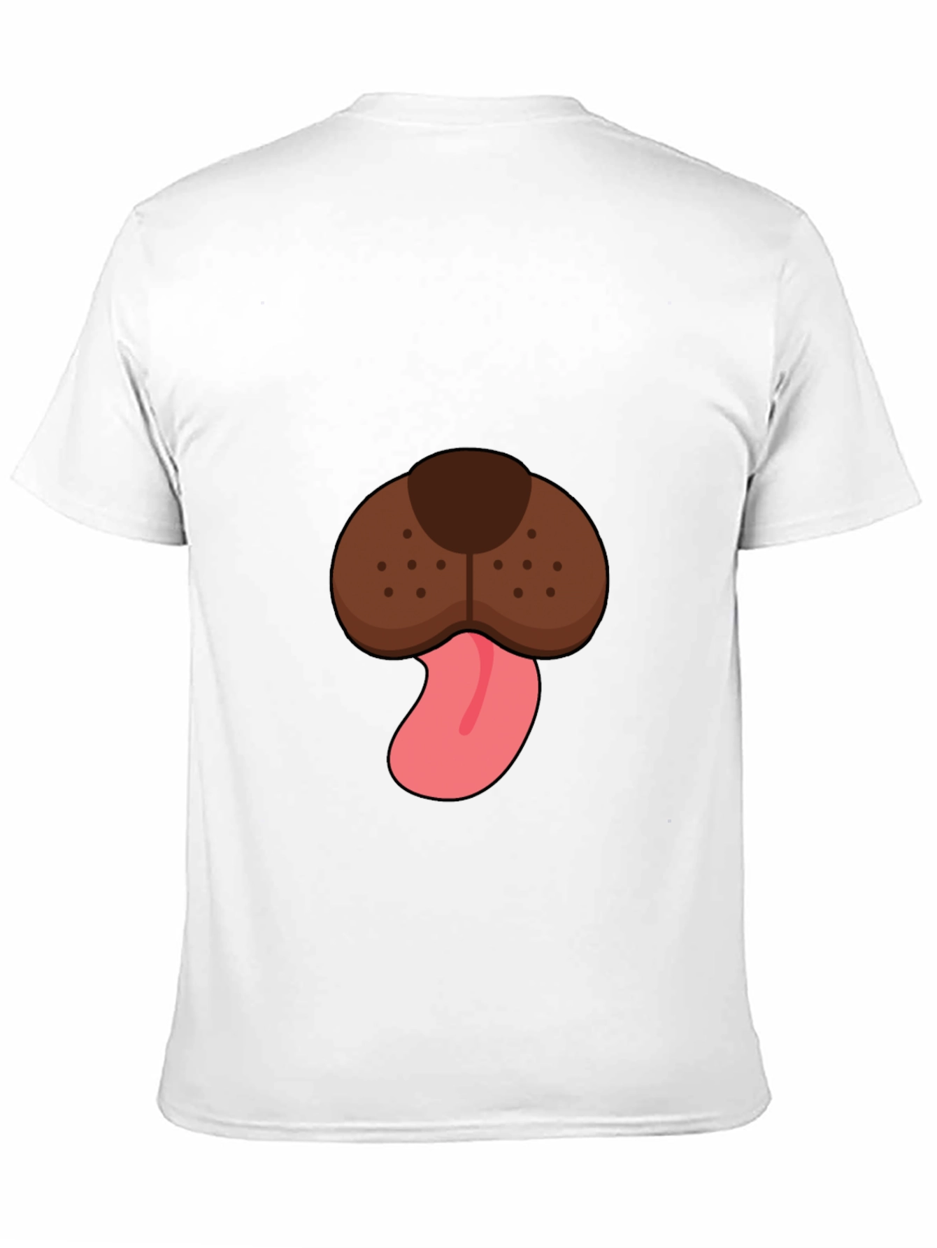 Dog Face Graphic Tee - Mens Black T-Shirt