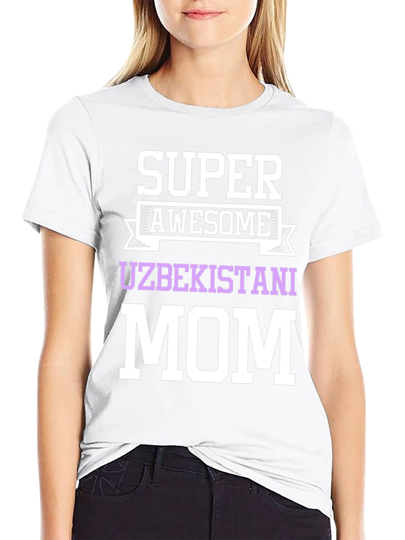 Super Awesome Uzbekistani Mom T-Shirt