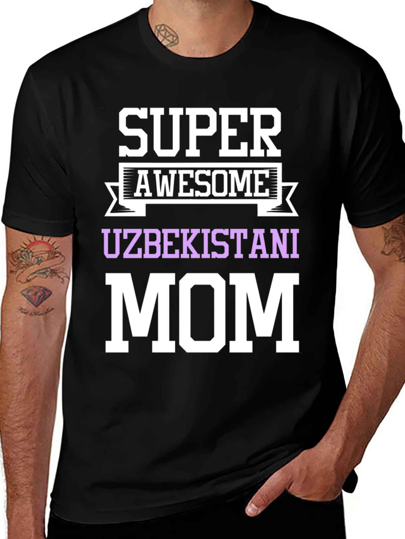 Super Awesome Uzbekistani Mom T-Shirt