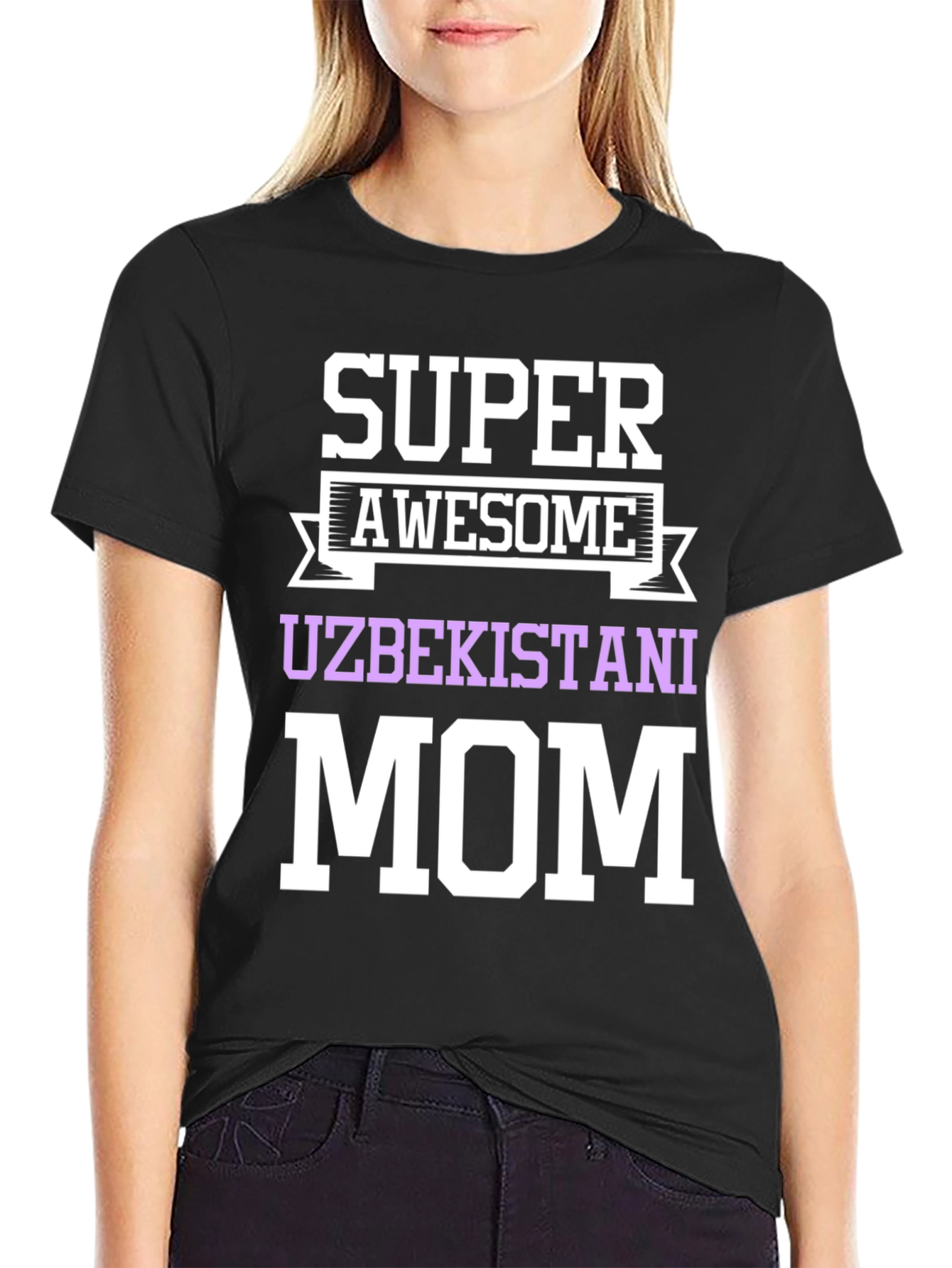 Super Awesome Uzbekistani Mom T-Shirt