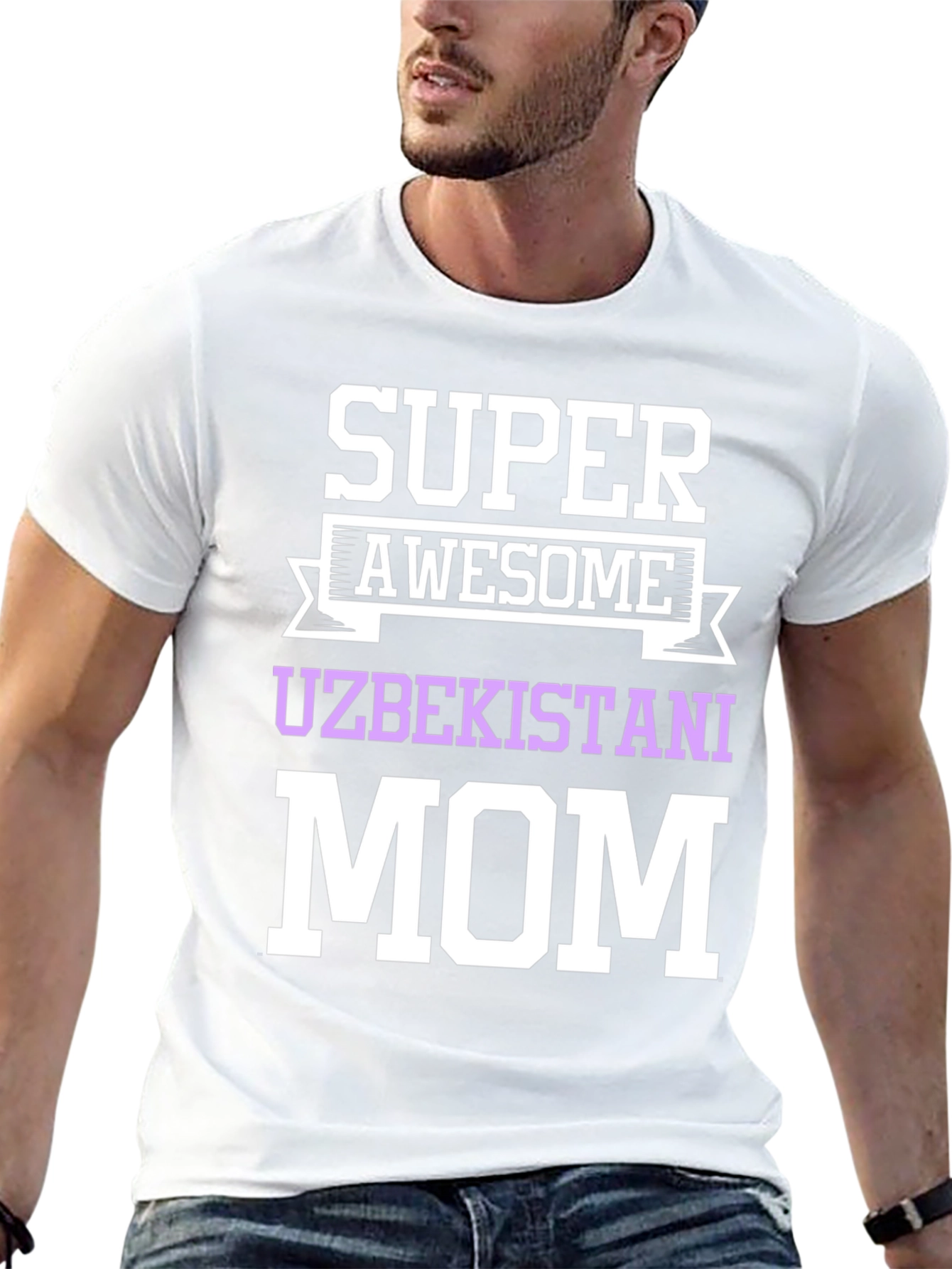 Super Awesome Uzbekistani Mom T-Shirt