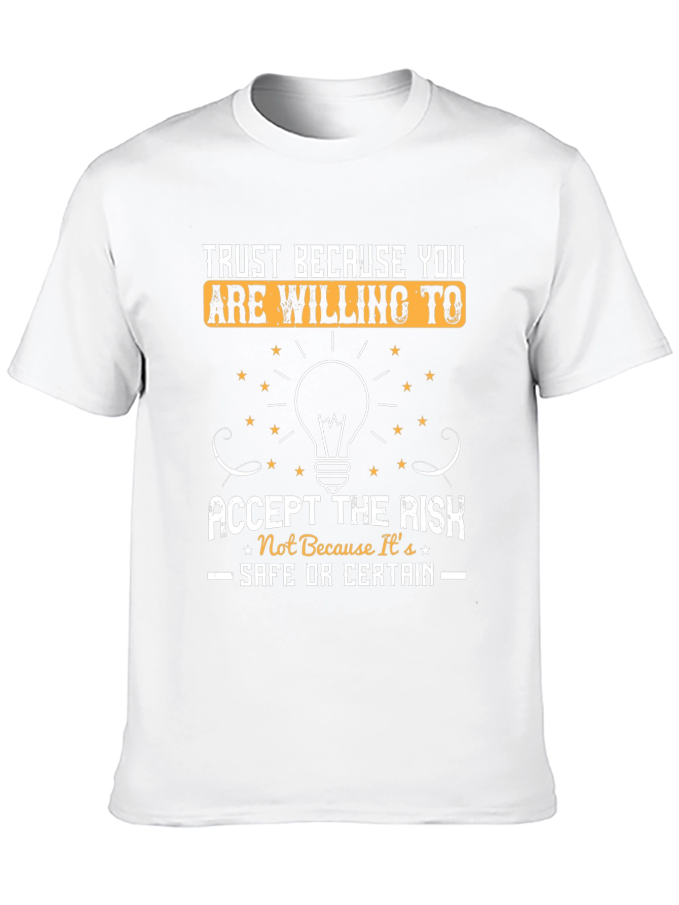 Trust Accept the Risk Graphic Tee