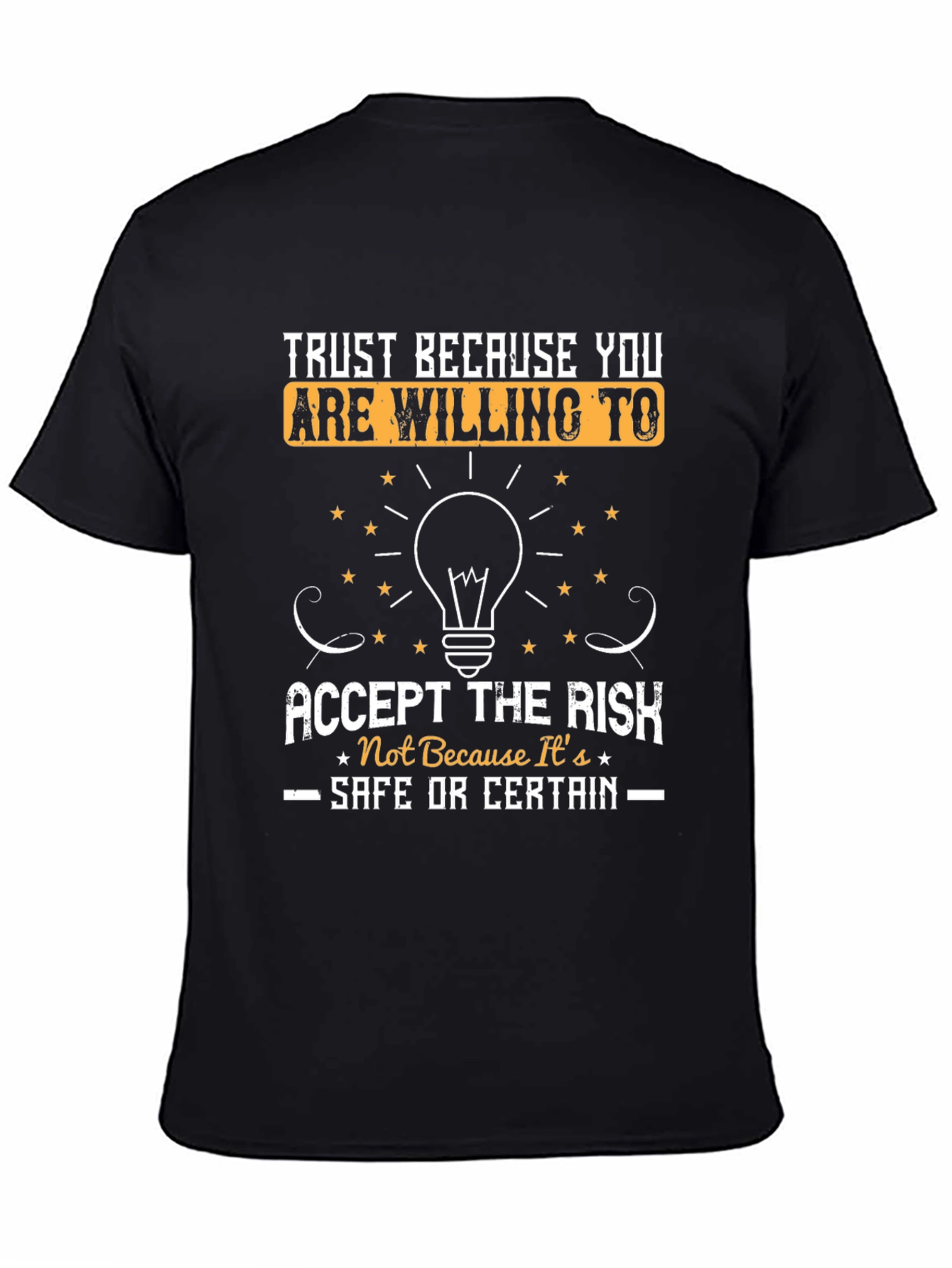 Trust Accept the Risk Graphic Tee