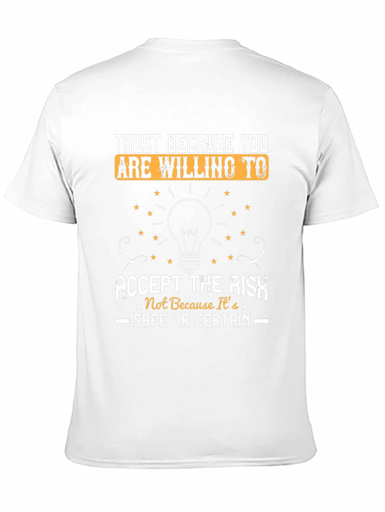 Trust Accept the Risk Graphic Tee