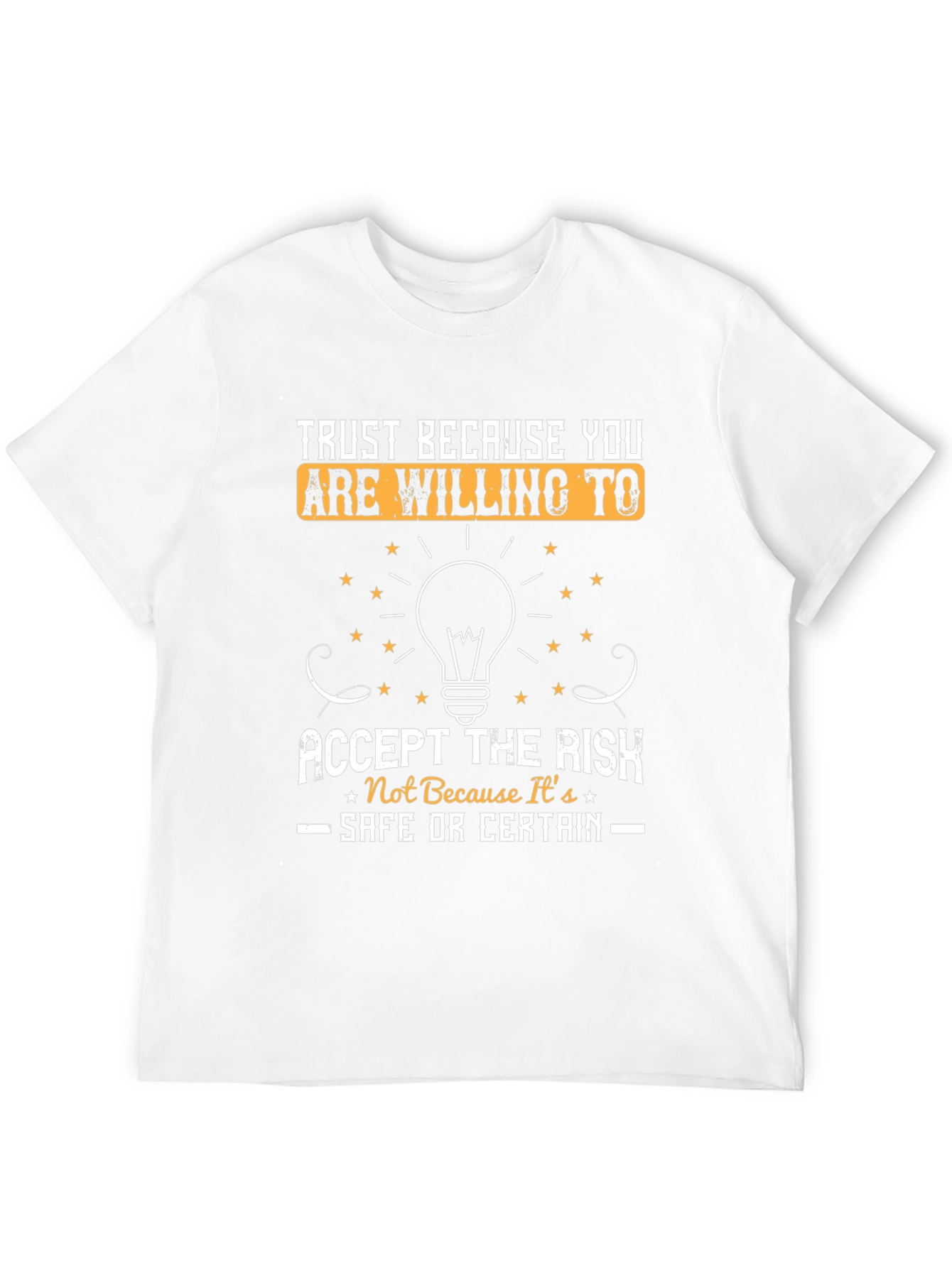 Trust Accept the Risk Graphic Tee
