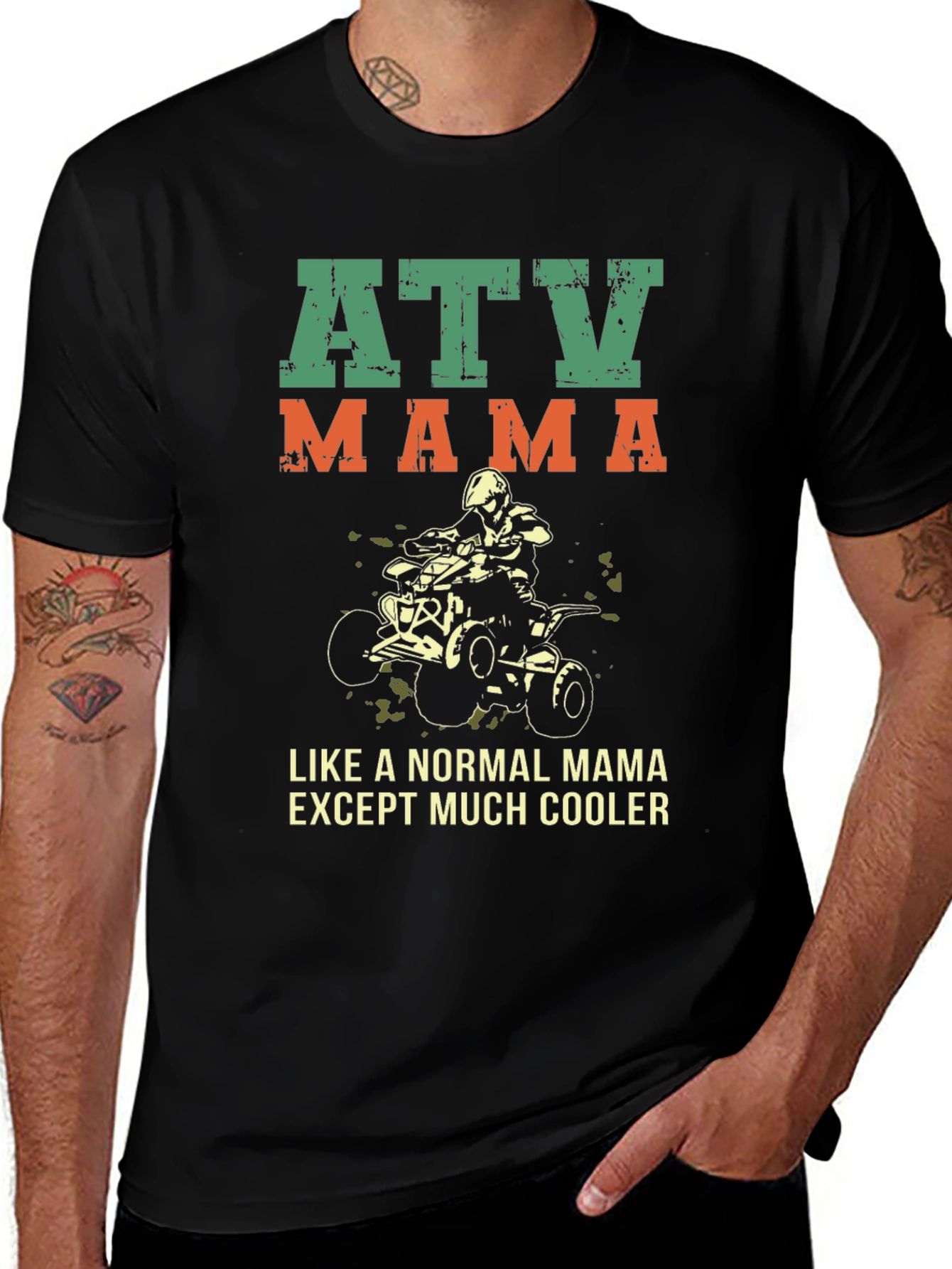 ATV Mama Graphic Tee - Cool Mom T-Shirt