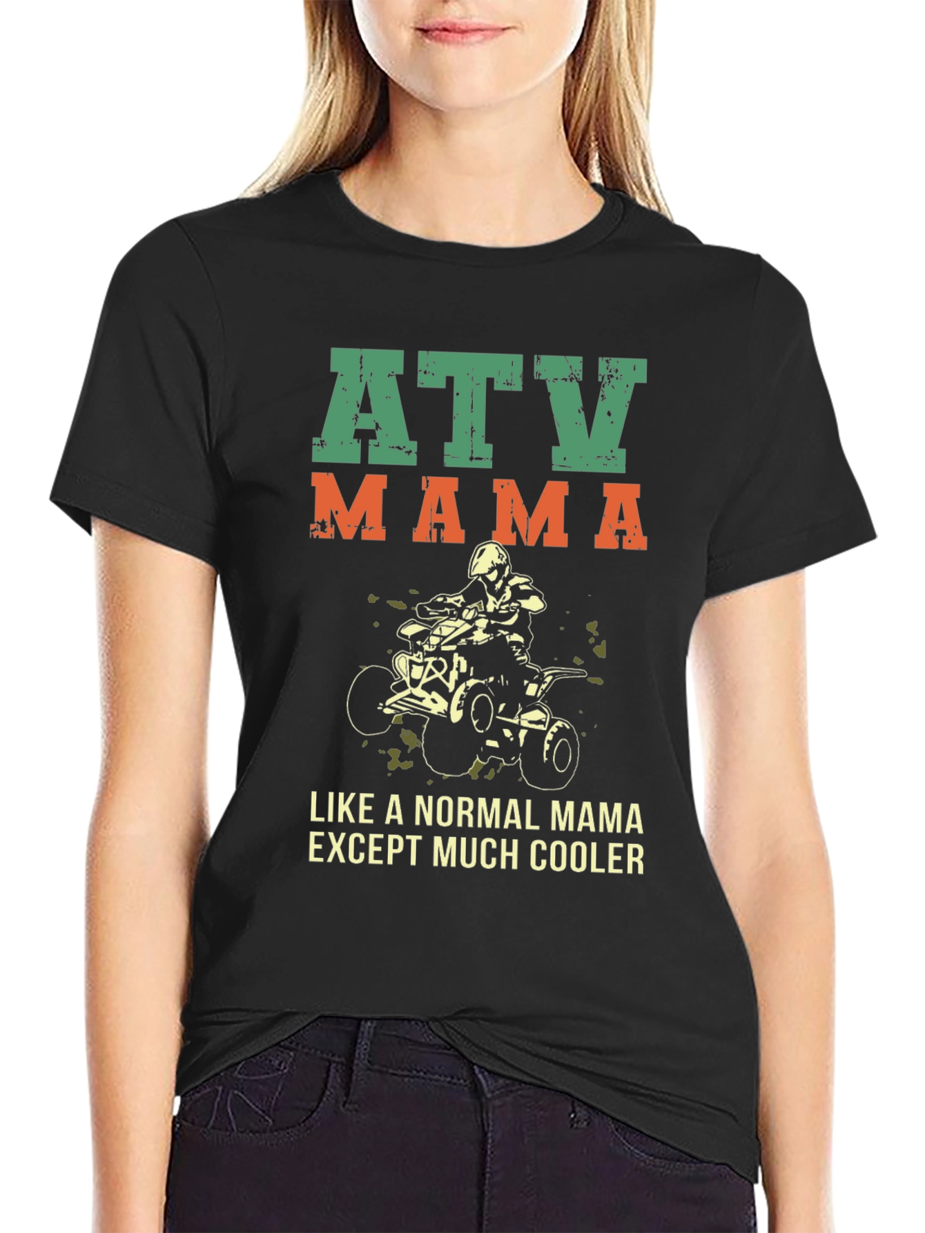 ATV Mama Graphic Tee - Cool Mom T-Shirt