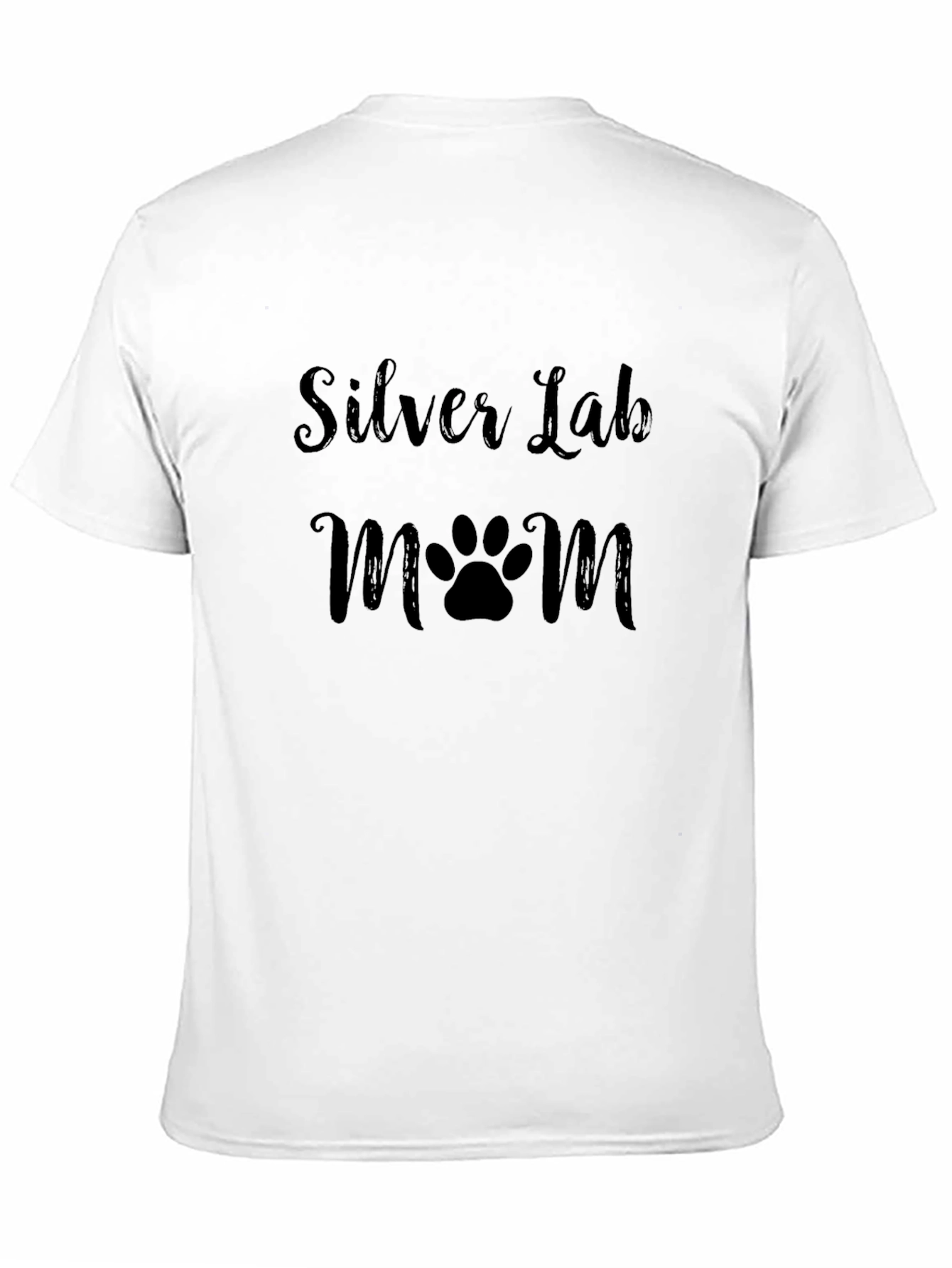 Silver Lab Mom T-Shirt - Dog Lover Tee