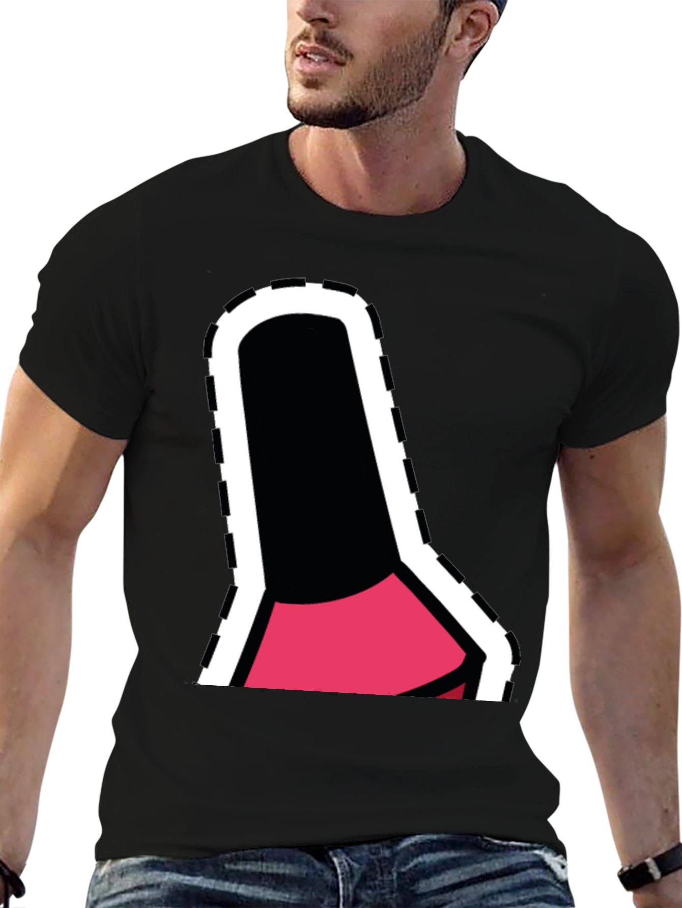 Cartoon Style Graphic Tee