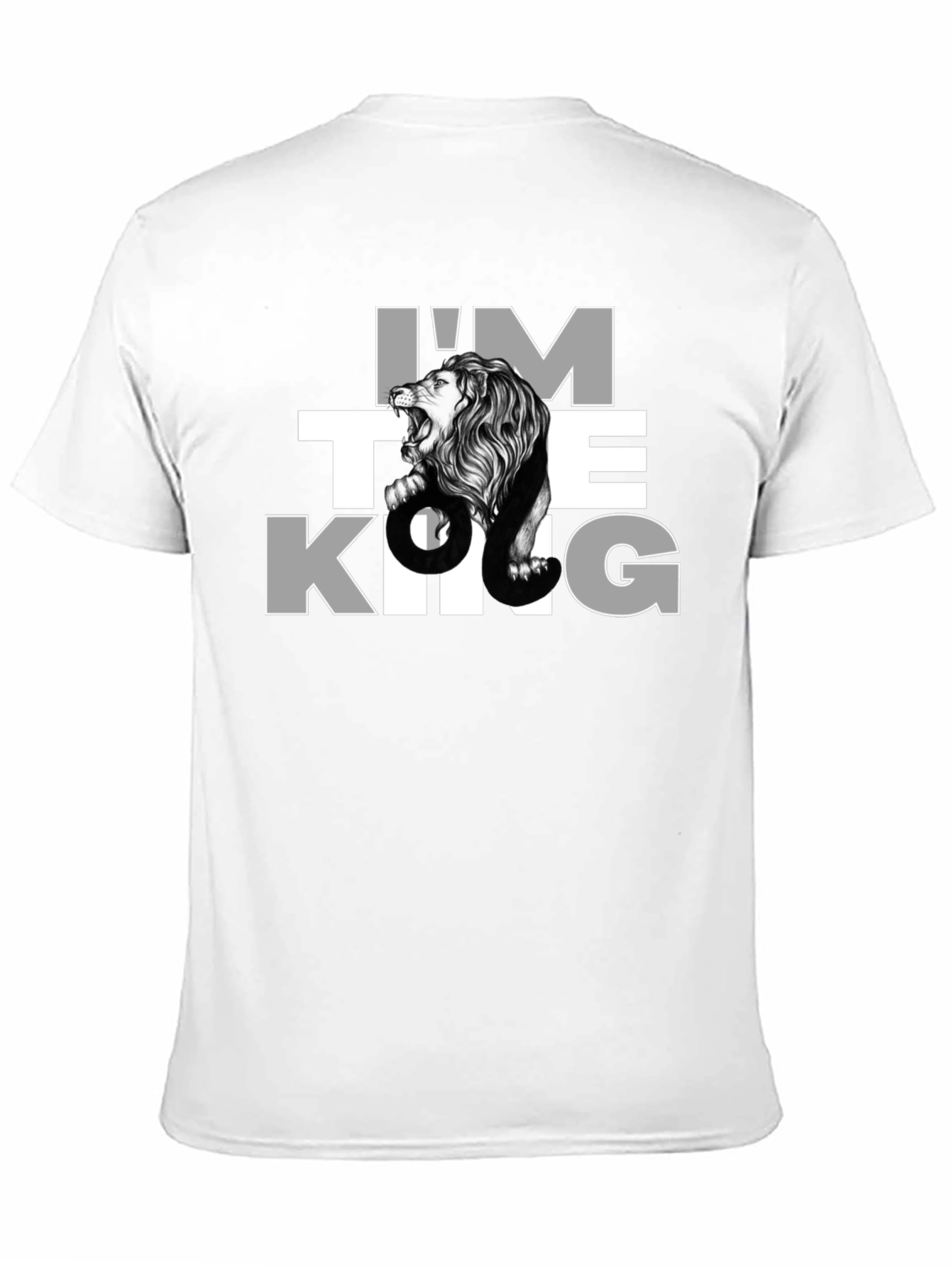 Im The King Lion Graphic Tee - Black