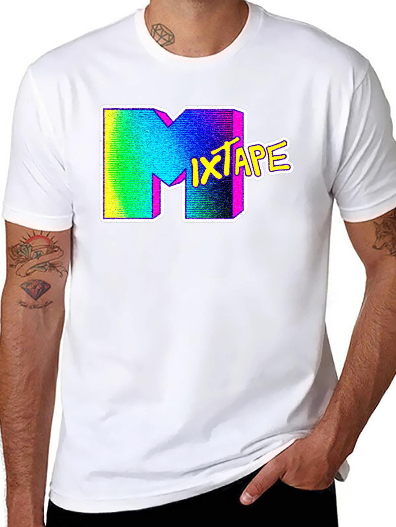 MTV Mixtape T-Shirt Retro Style Graphic Tee