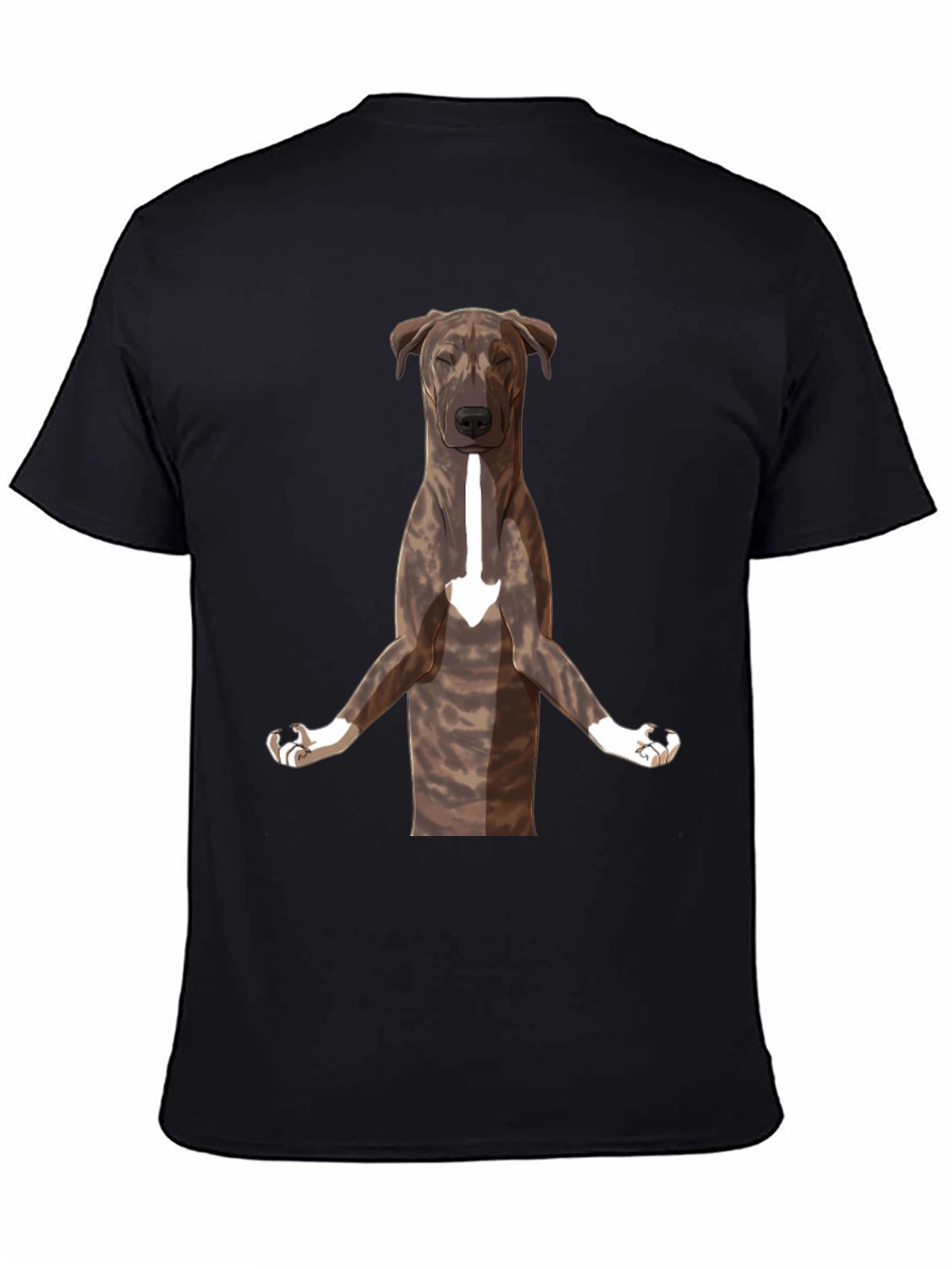 Yoga Dog Graphic Tee - Black
