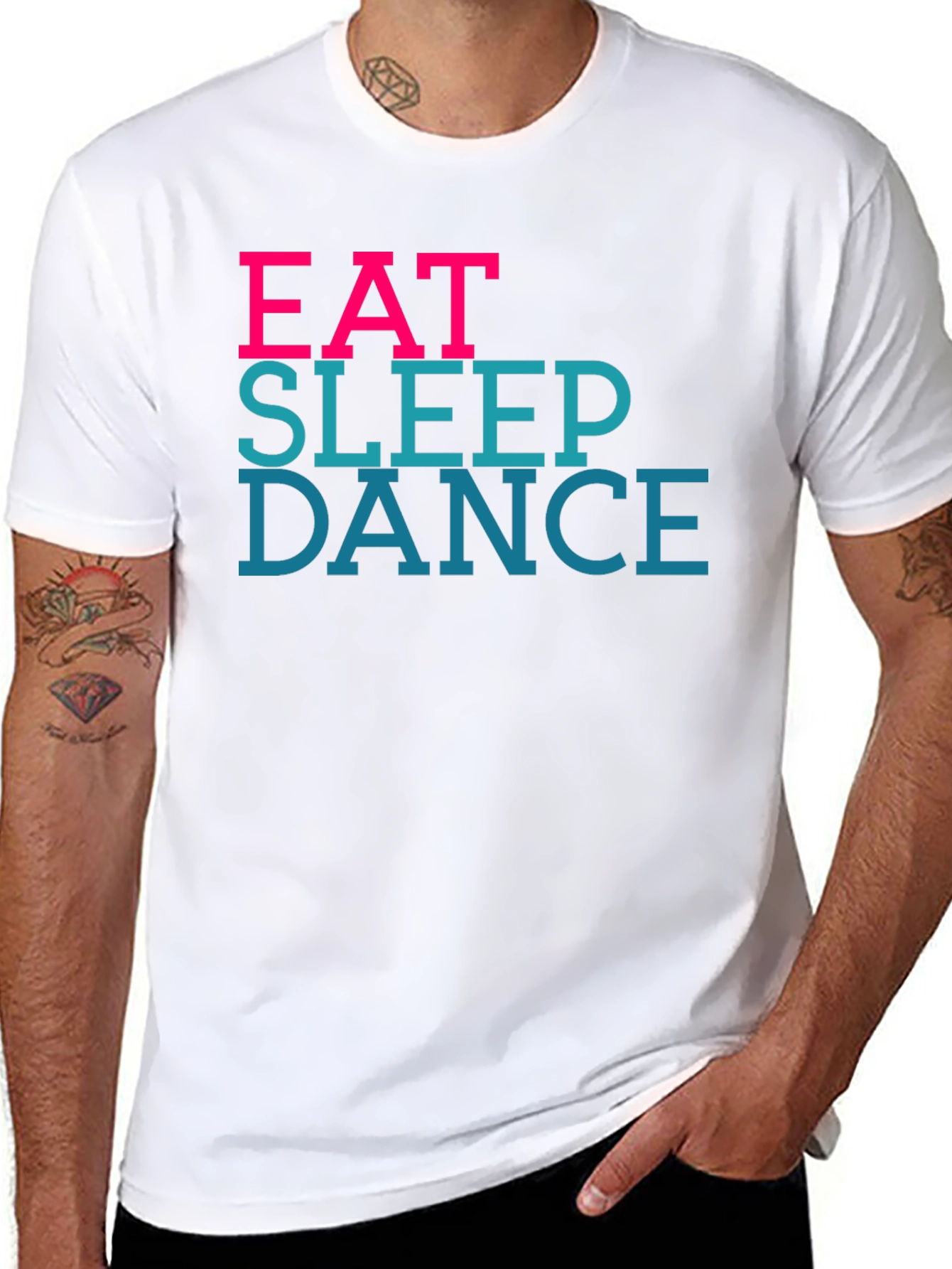 Eat Sleep Dance Black Graphic Tee