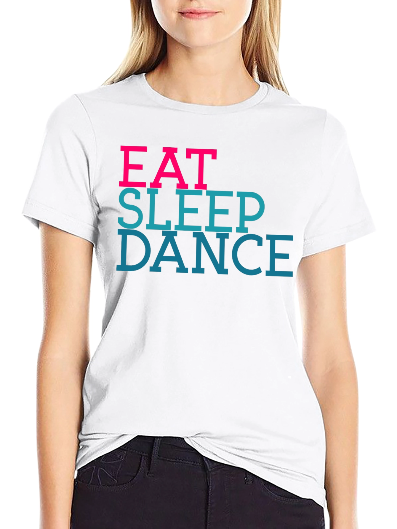 Eat Sleep Dance Black Graphic Tee