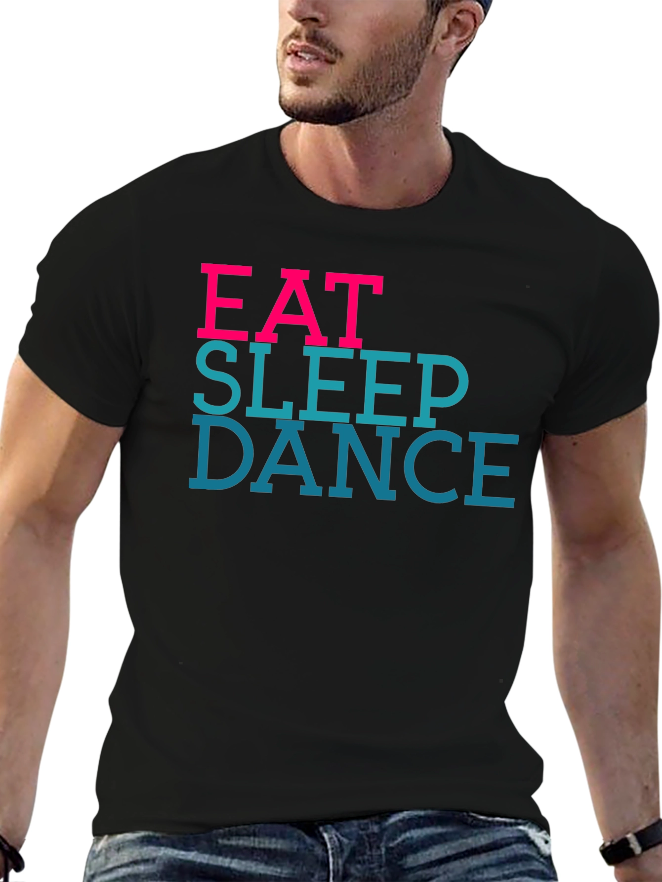 Eat Sleep Dance Black Graphic Tee