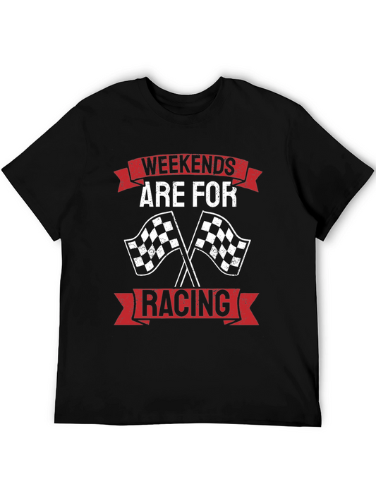 Weekends Are For Racing Graphic Tee