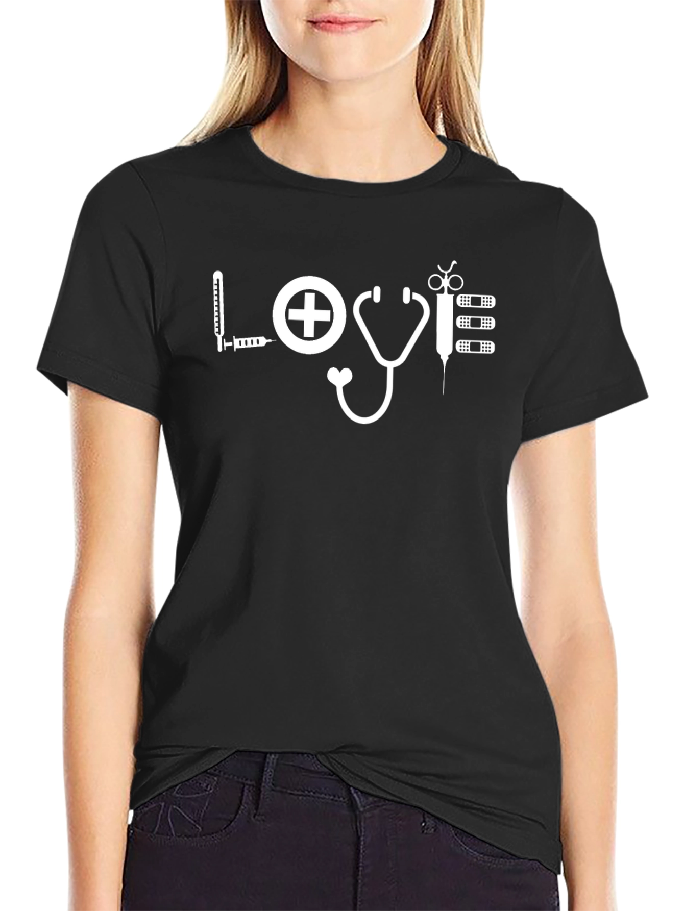 Medical Love Graphic T-Shirt - Nurse Doctor Tee
