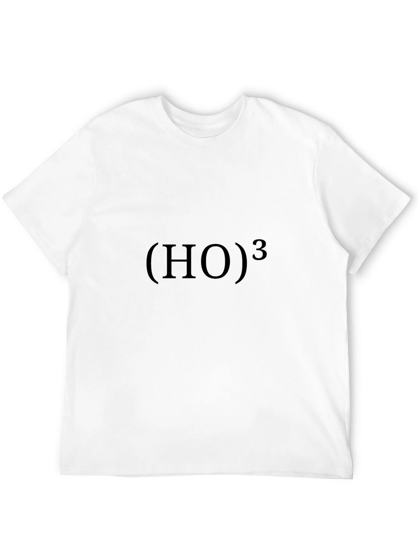 Funny (HO)³ T-Shirt - Black Cotton Casual Tee