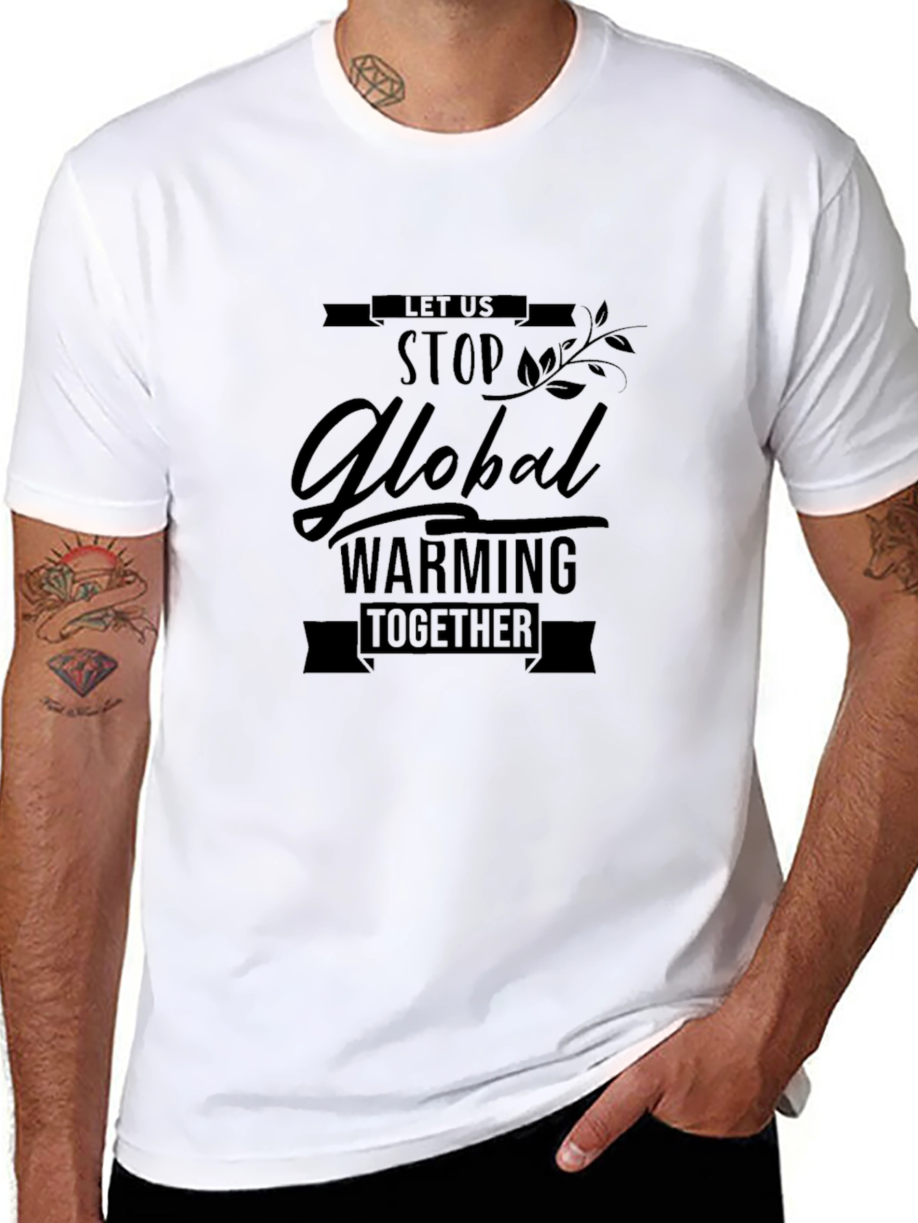 Global Warming Awareness T-Shirt - Lets Stop It Together!