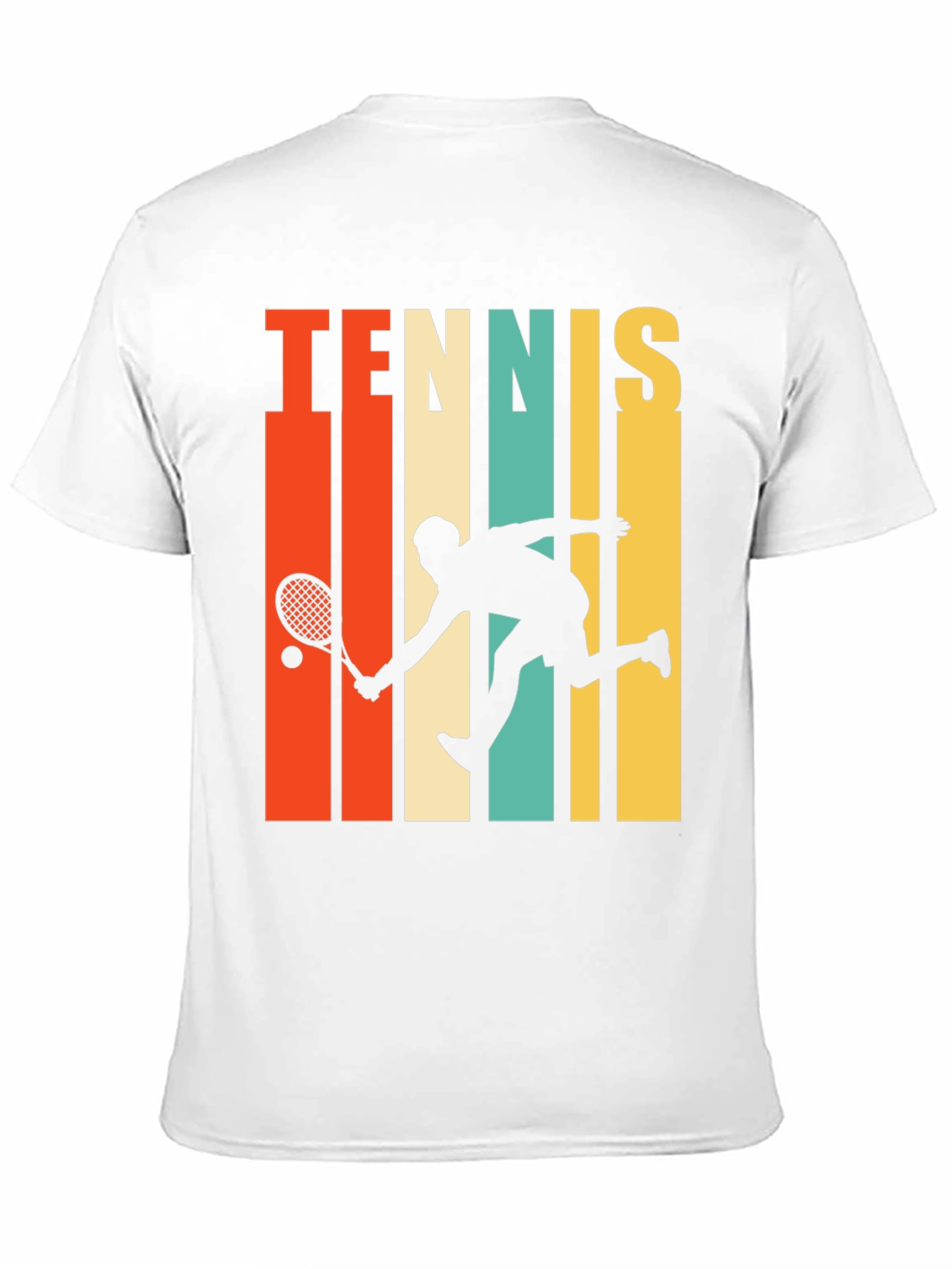 Retro Tennis Player Graphic T-Shirt