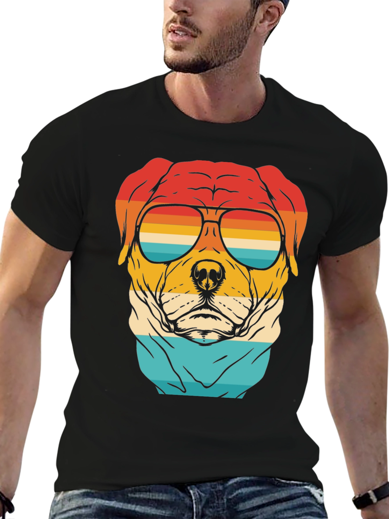 Retro Dog T-Shirt - Cool Canine Vibes!