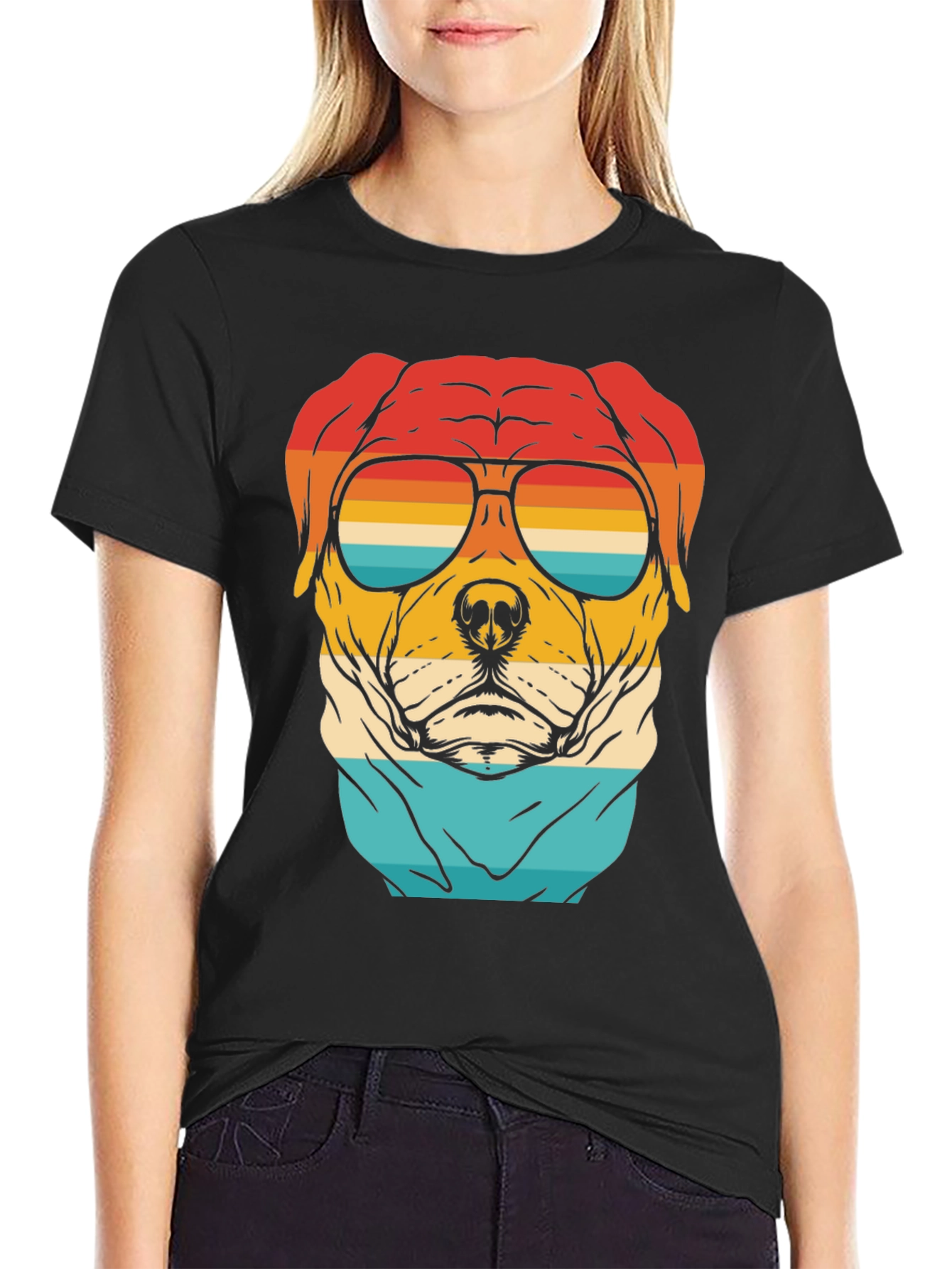 Retro Dog T-Shirt - Cool Canine Vibes!