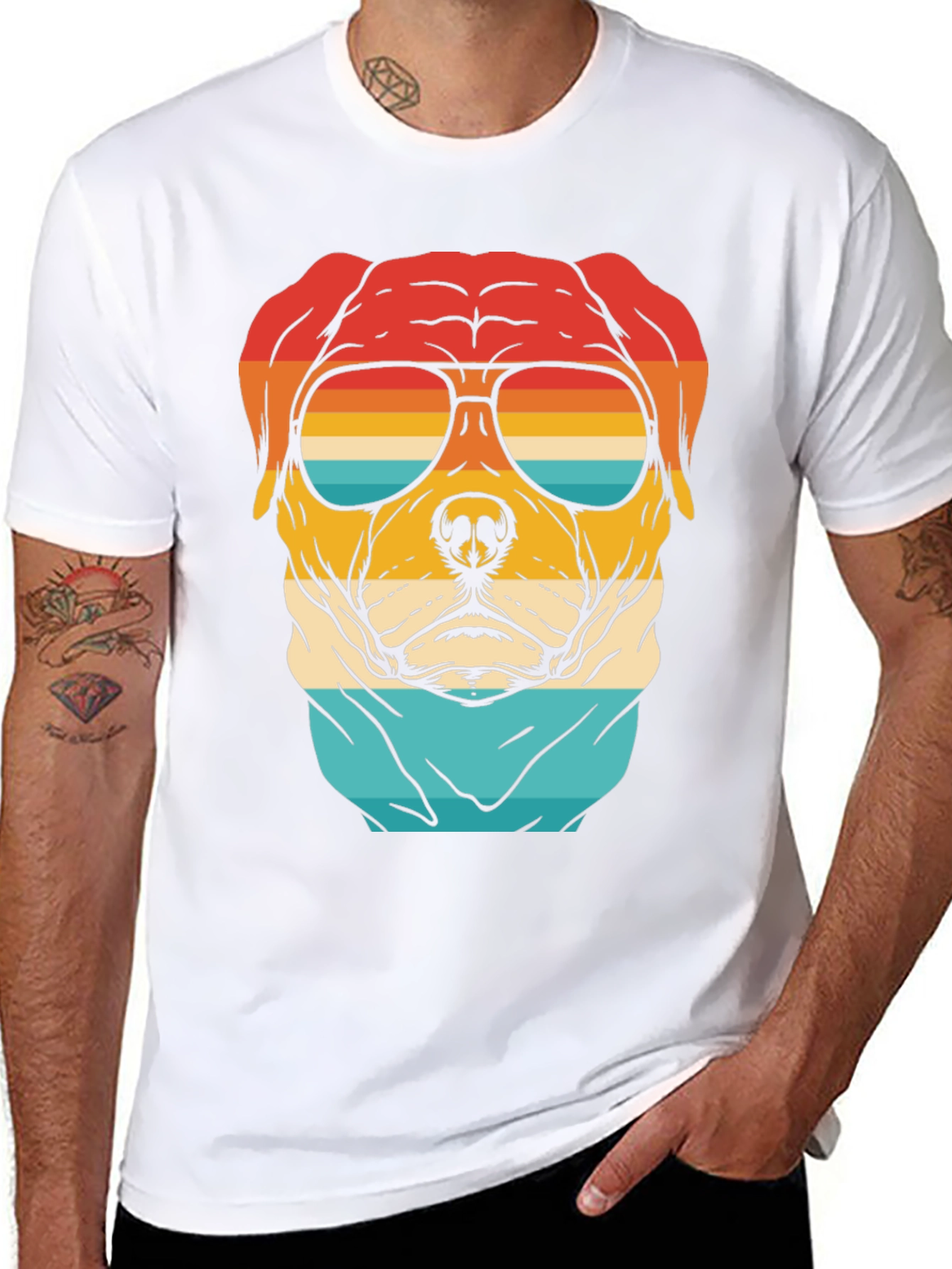 Retro Dog T-Shirt - Cool Canine Vibes!