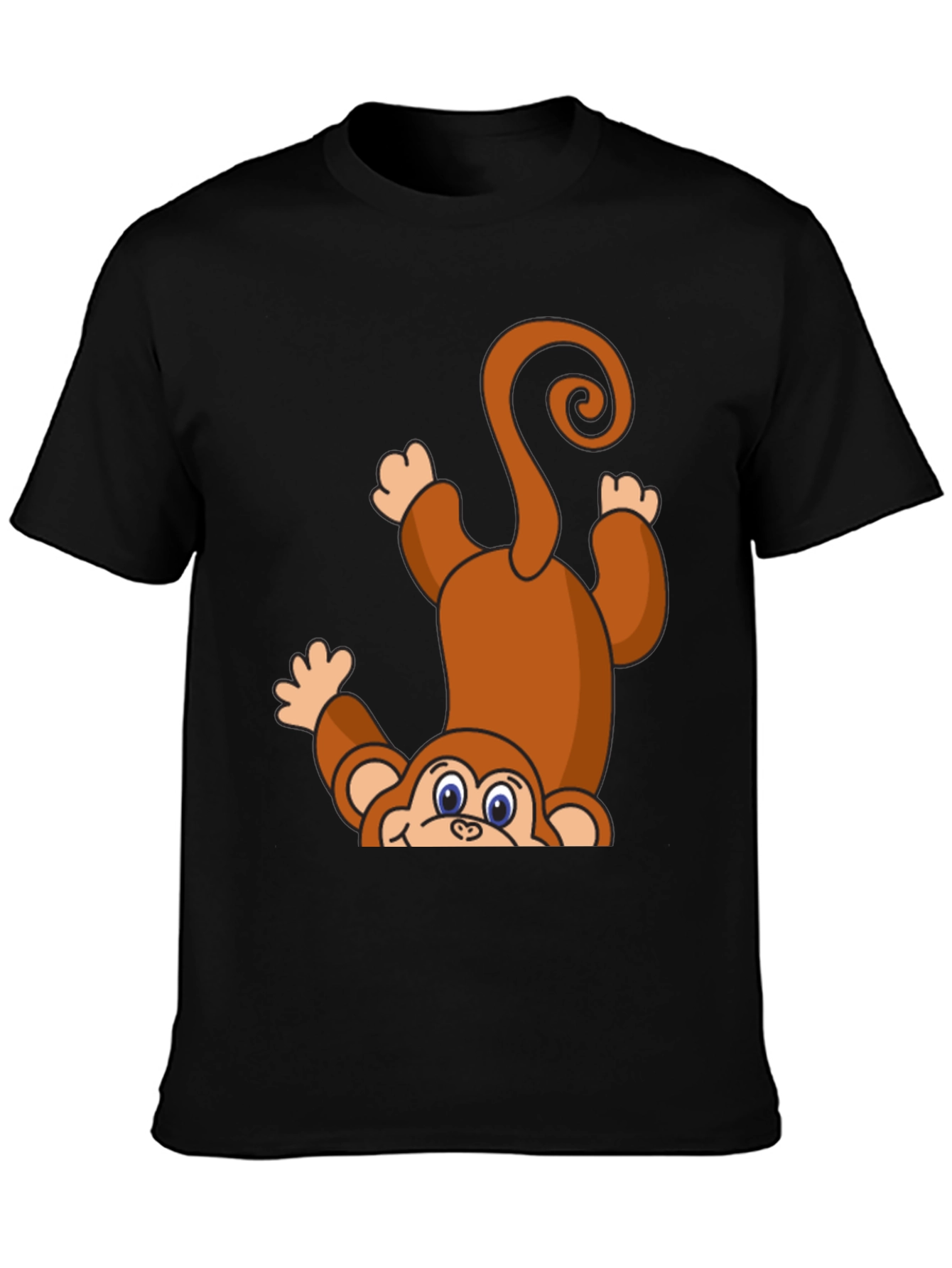 Monkey Graphic T-Shirt - Fun Animal Print Tee