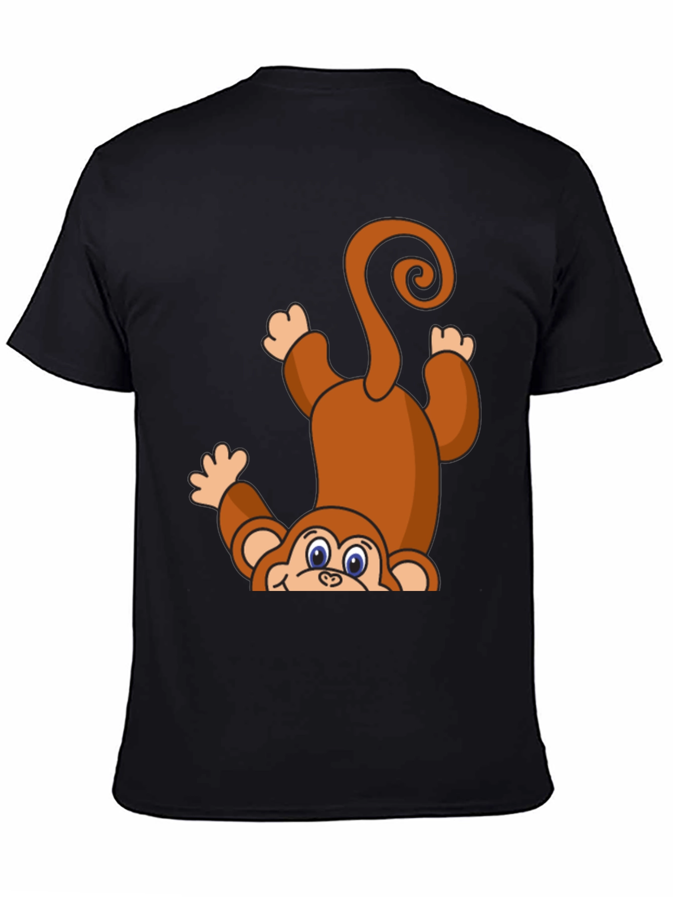Monkey Graphic T-Shirt - Fun Animal Print Tee