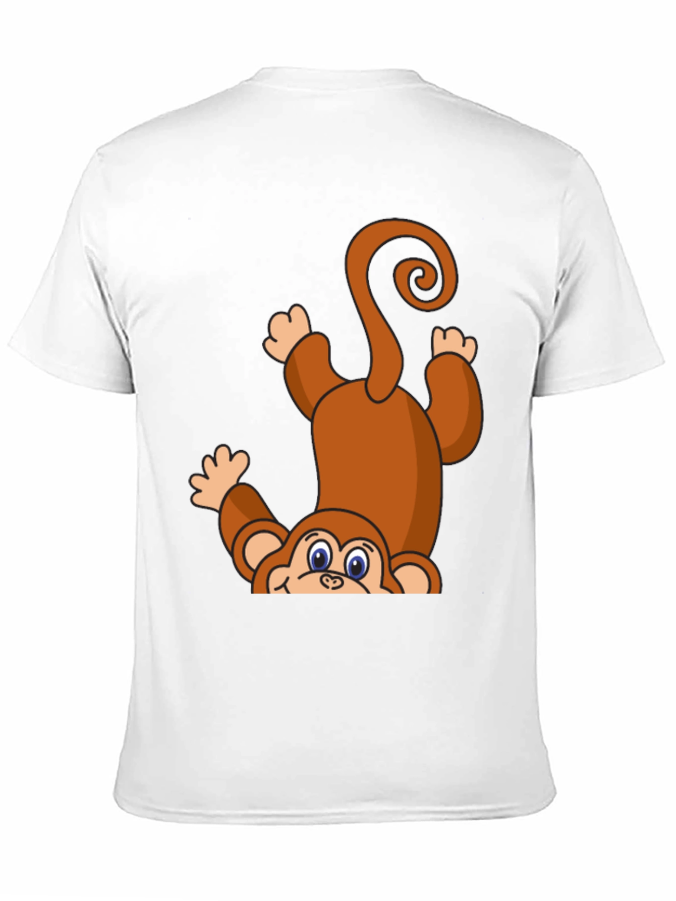 Monkey Graphic T-Shirt - Fun Animal Print Tee