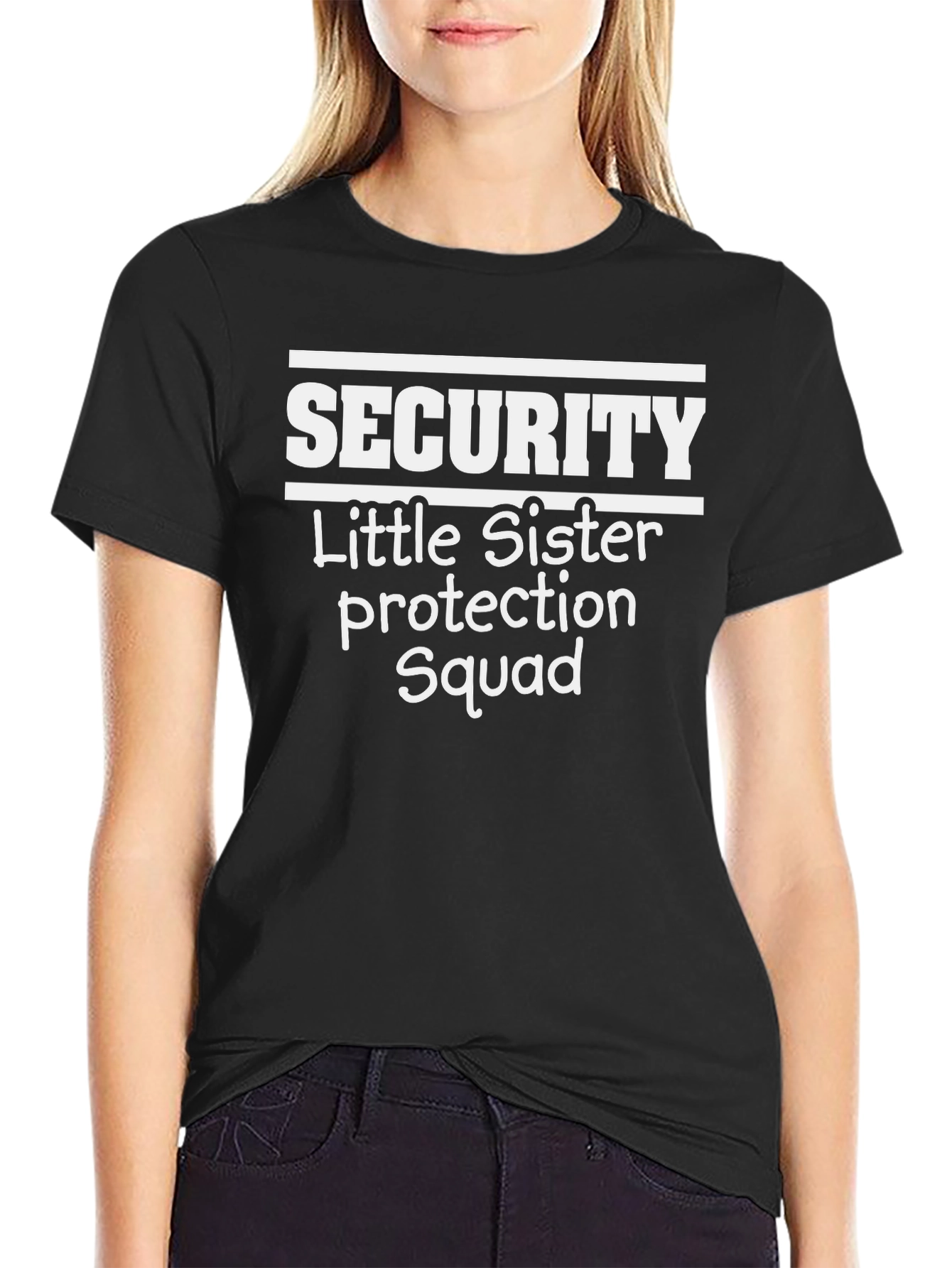 Security Little Sister Protection Squad T-Shirt