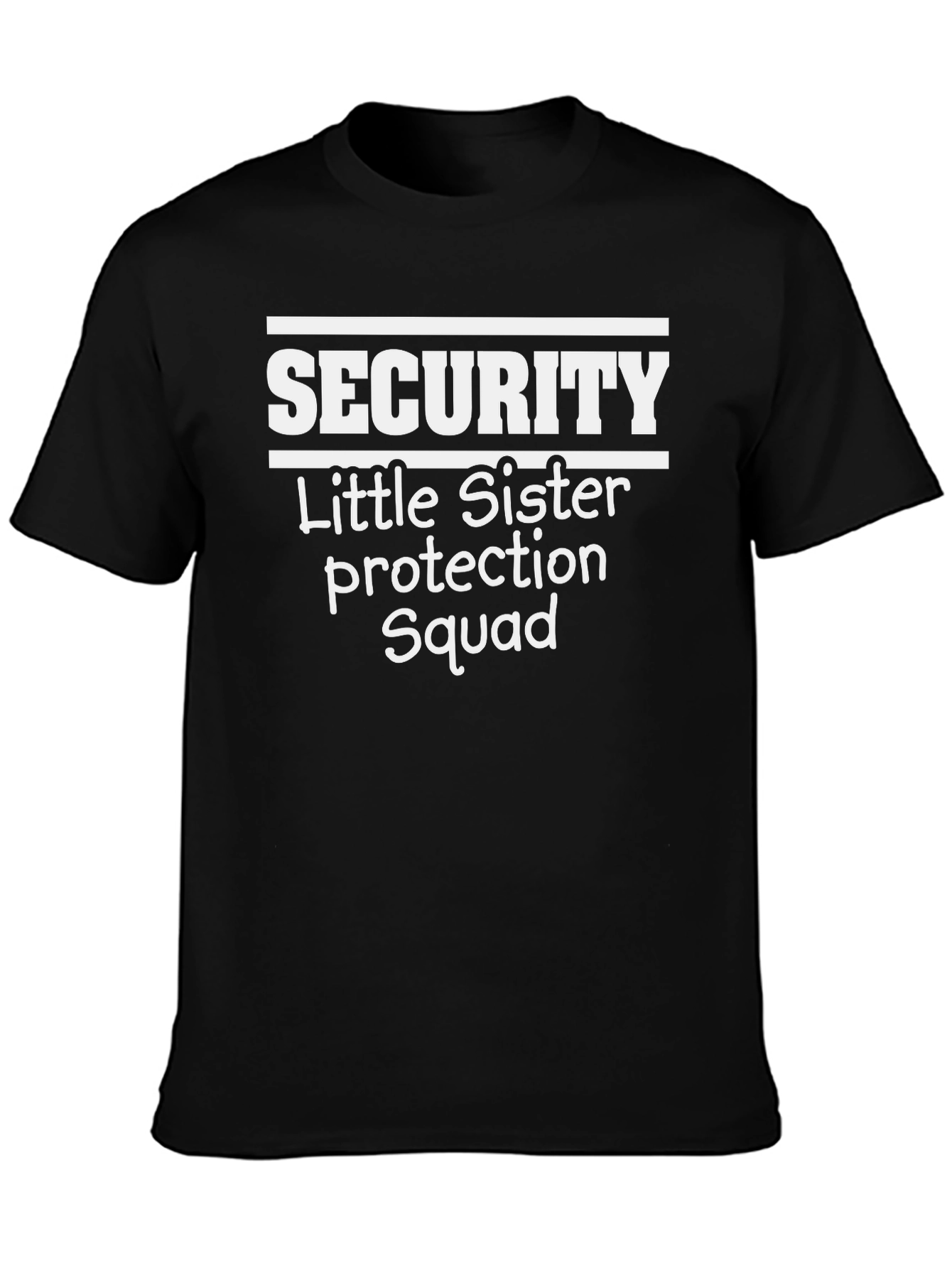 Security Little Sister Protection Squad T-Shirt
