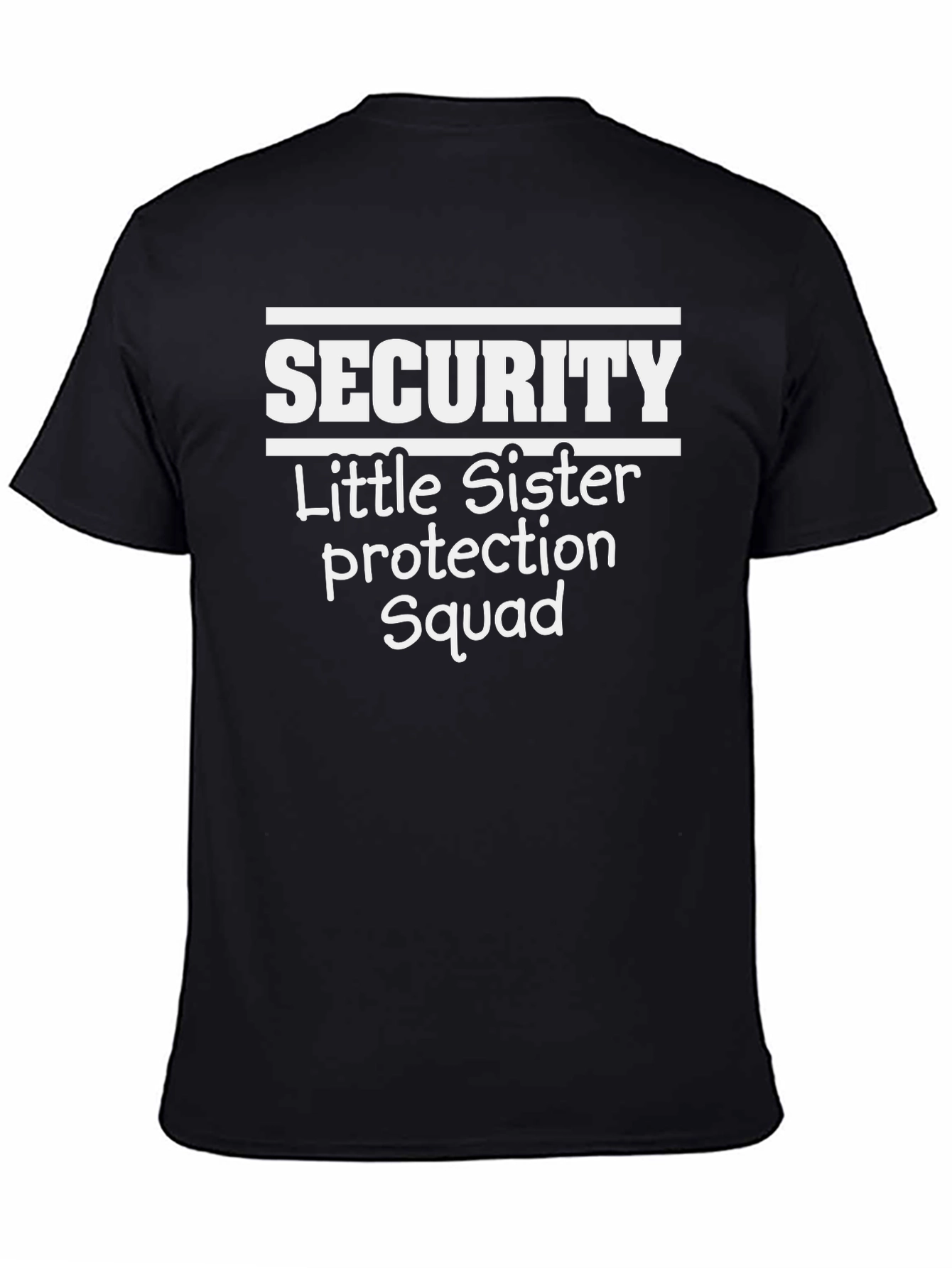 Security Little Sister Protection Squad T-Shirt