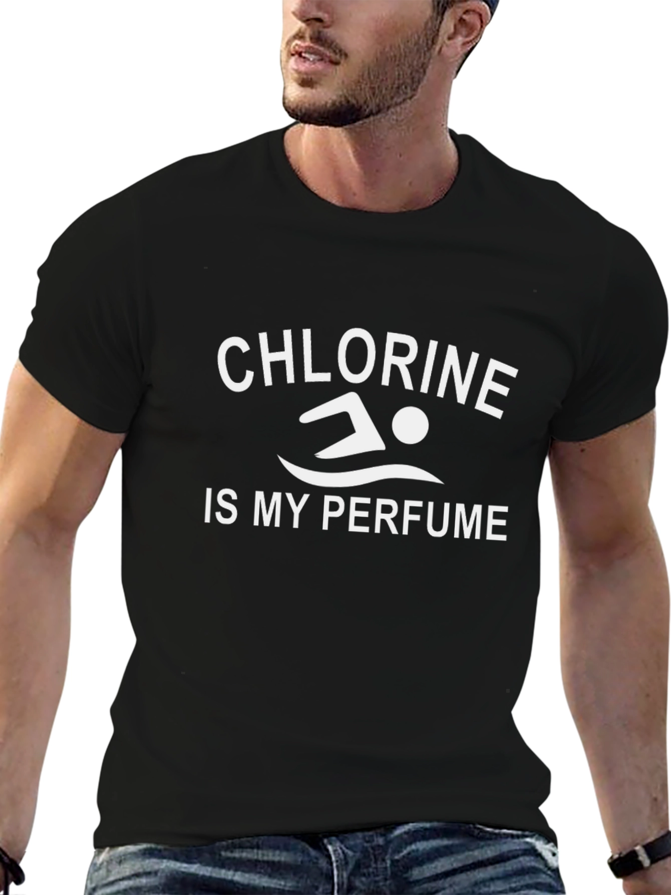 Chlorine is My Perfume Black T-Shirt