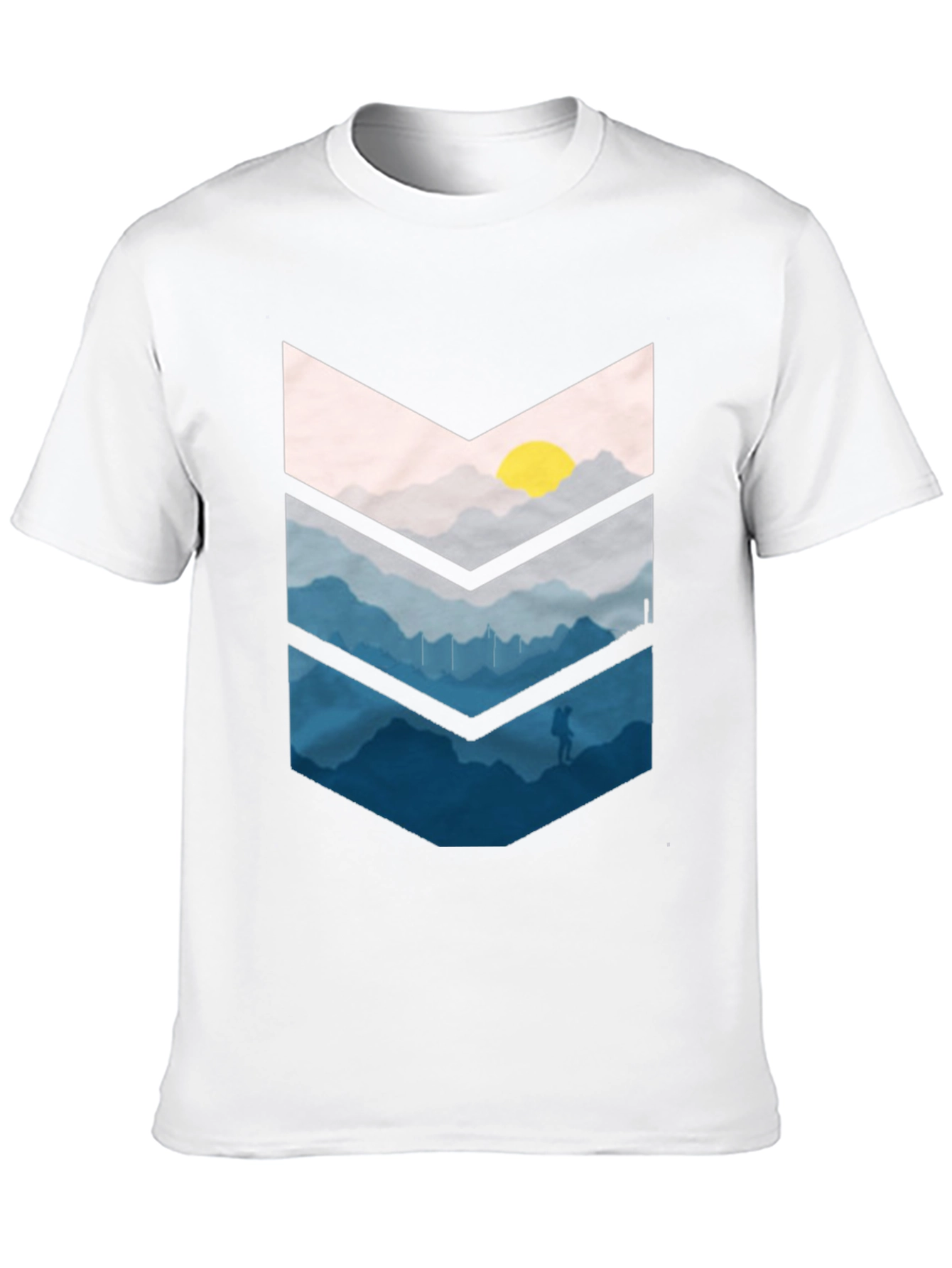 Mountain Adventure Graphic Tee - Black