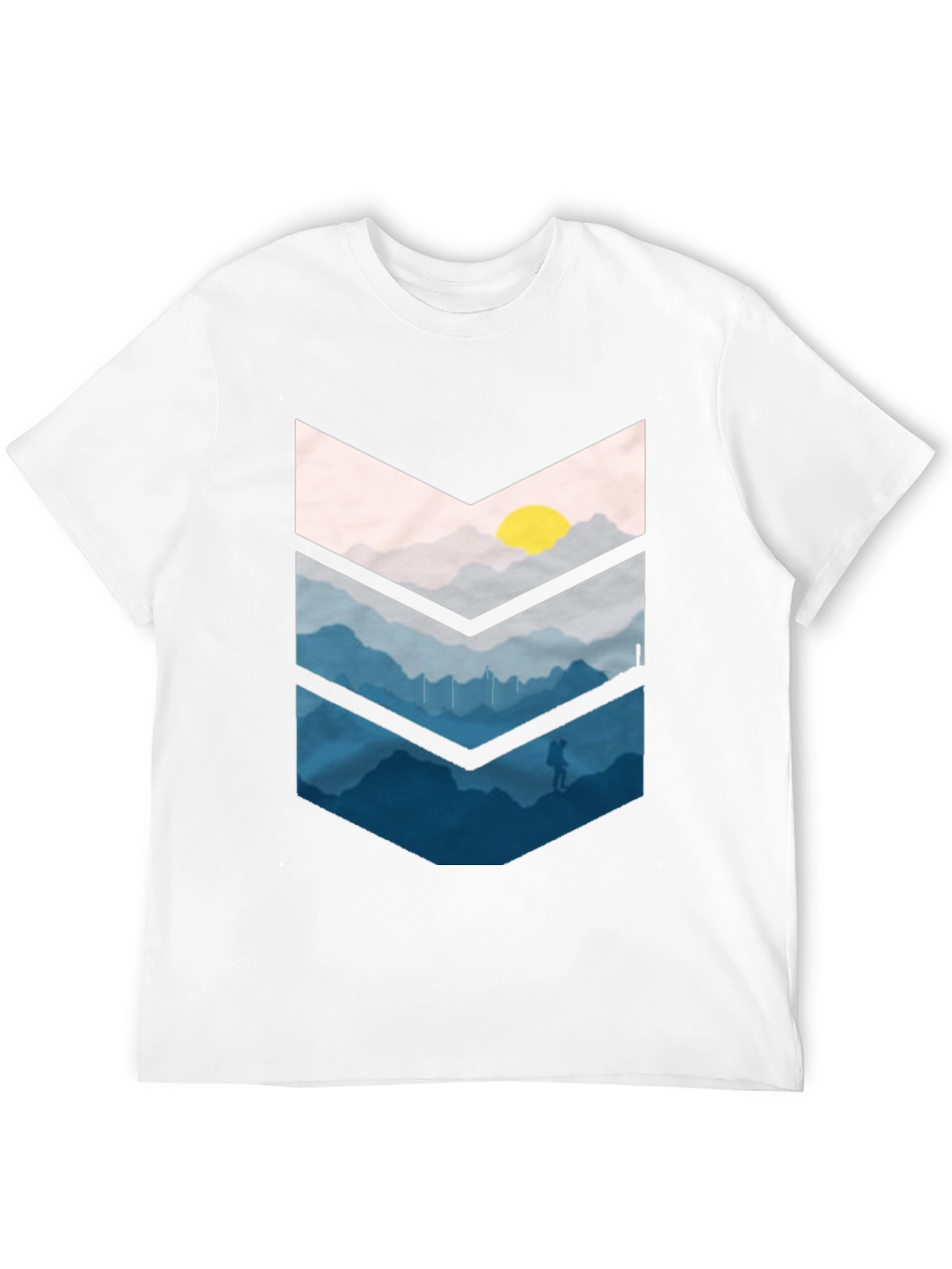 Mountain Adventure Graphic Tee - Black
