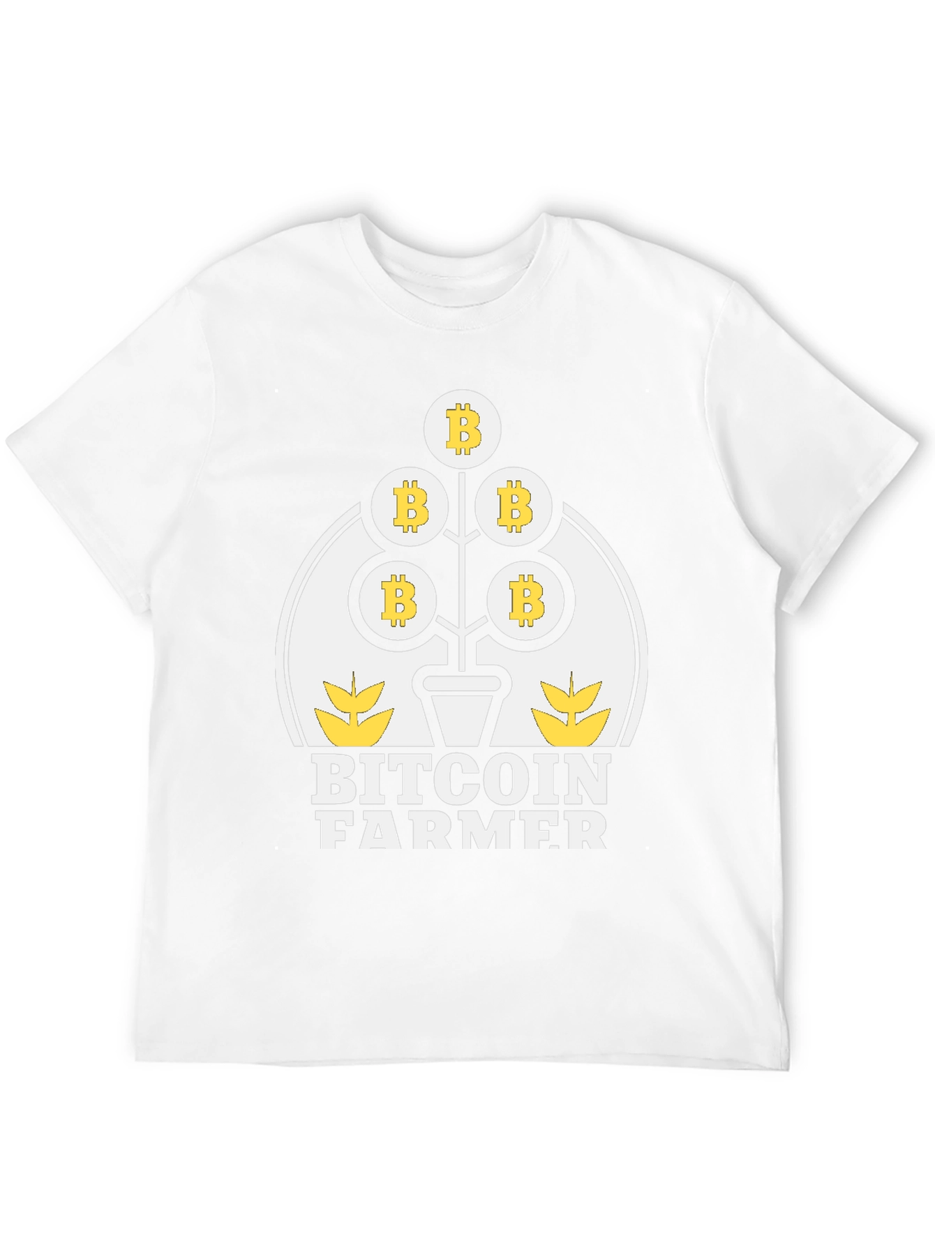 Bitcoin Farmer Graphic Tee - Crypto Mining T-Shirt