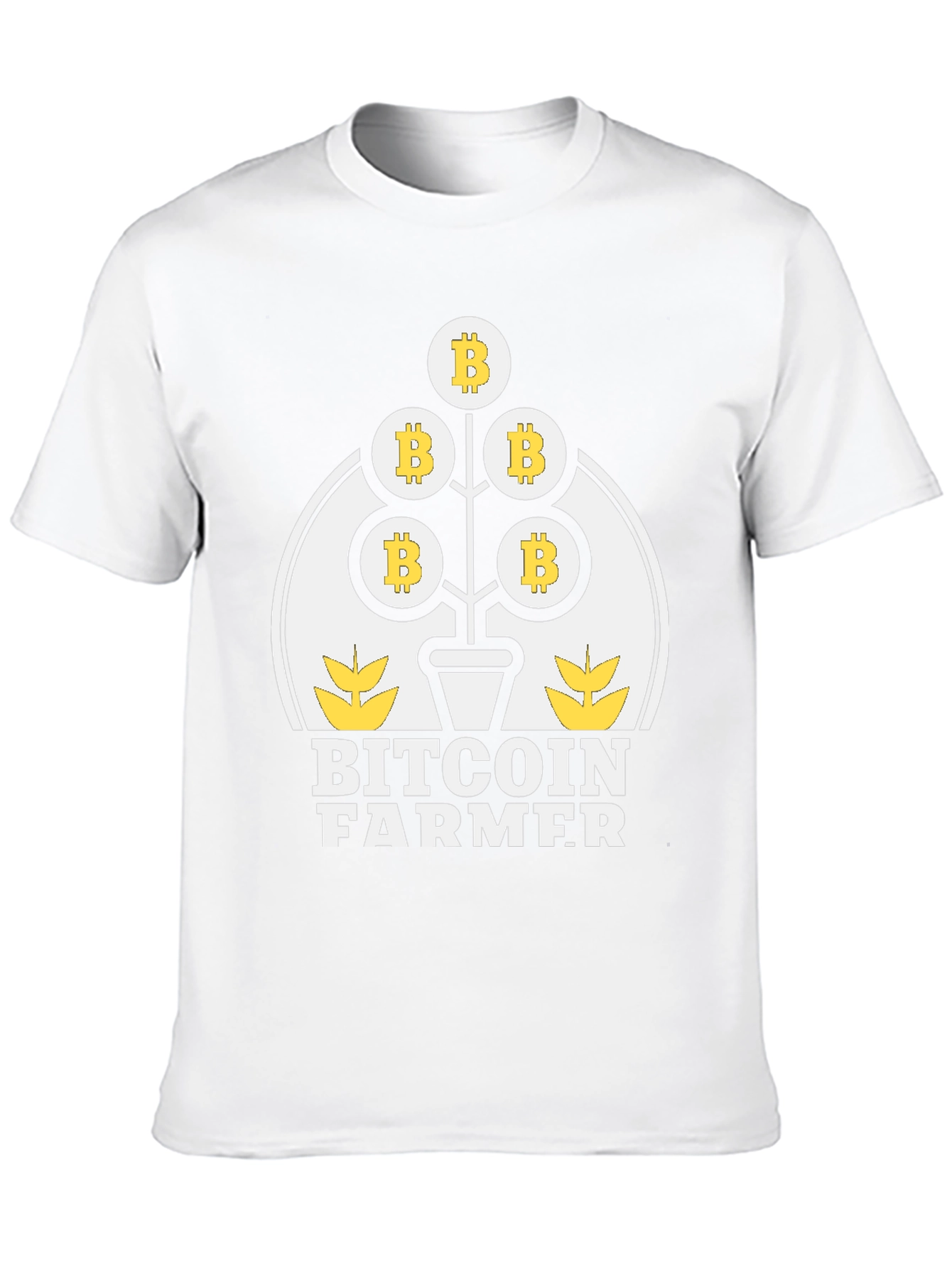 Bitcoin Farmer Graphic Tee - Crypto Mining T-Shirt