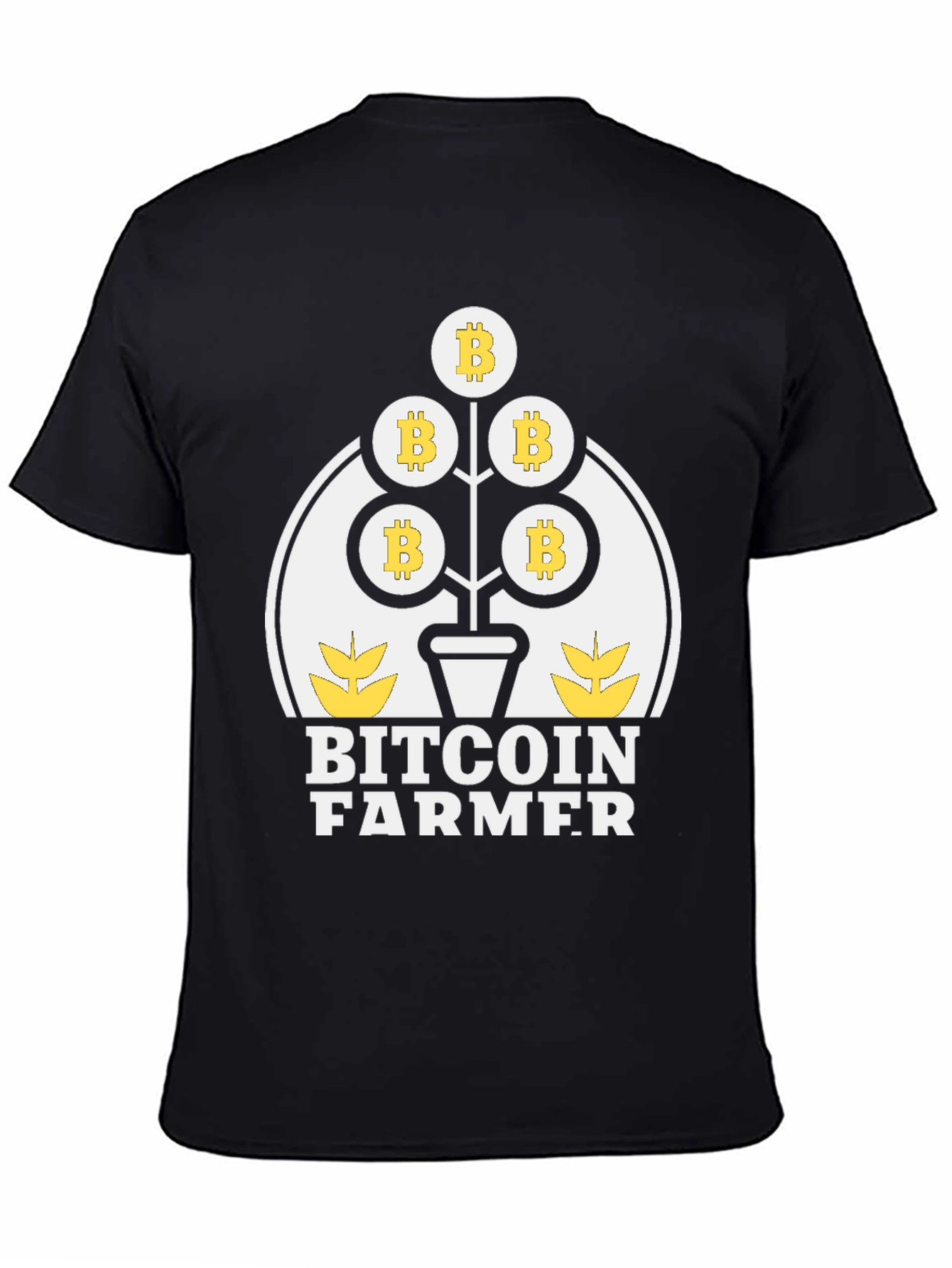Bitcoin Farmer Graphic Tee - Crypto Mining T-Shirt