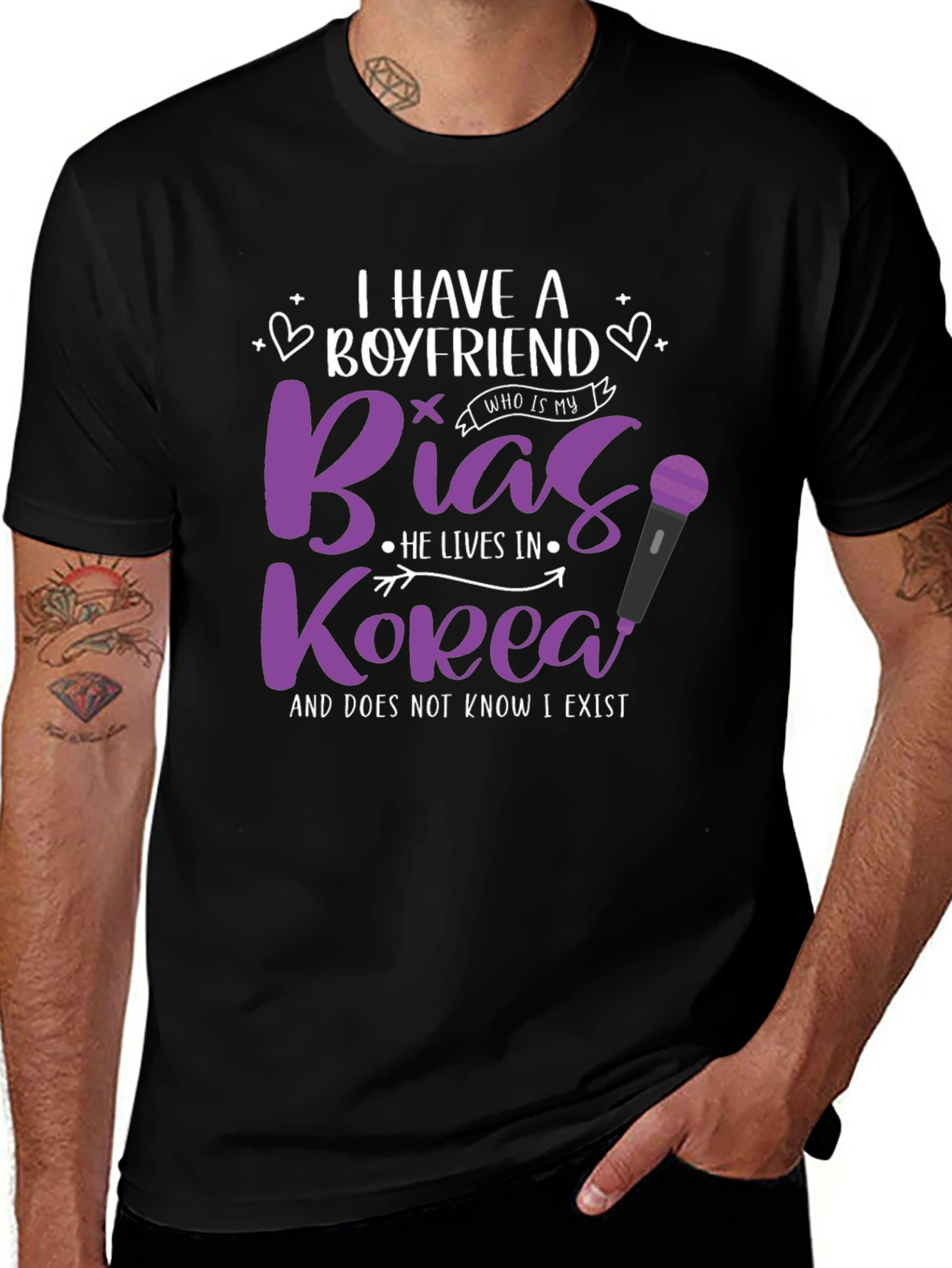 I Have A Boyfriend Bias Korea T-Shirt