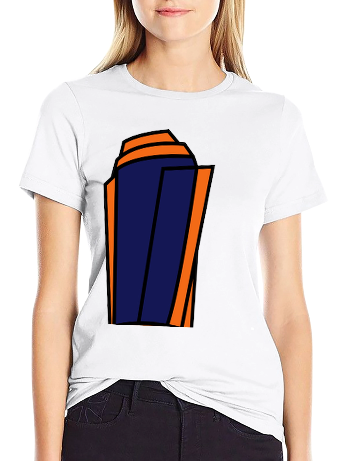 Abstract Building Graphic Tee - Urban Style