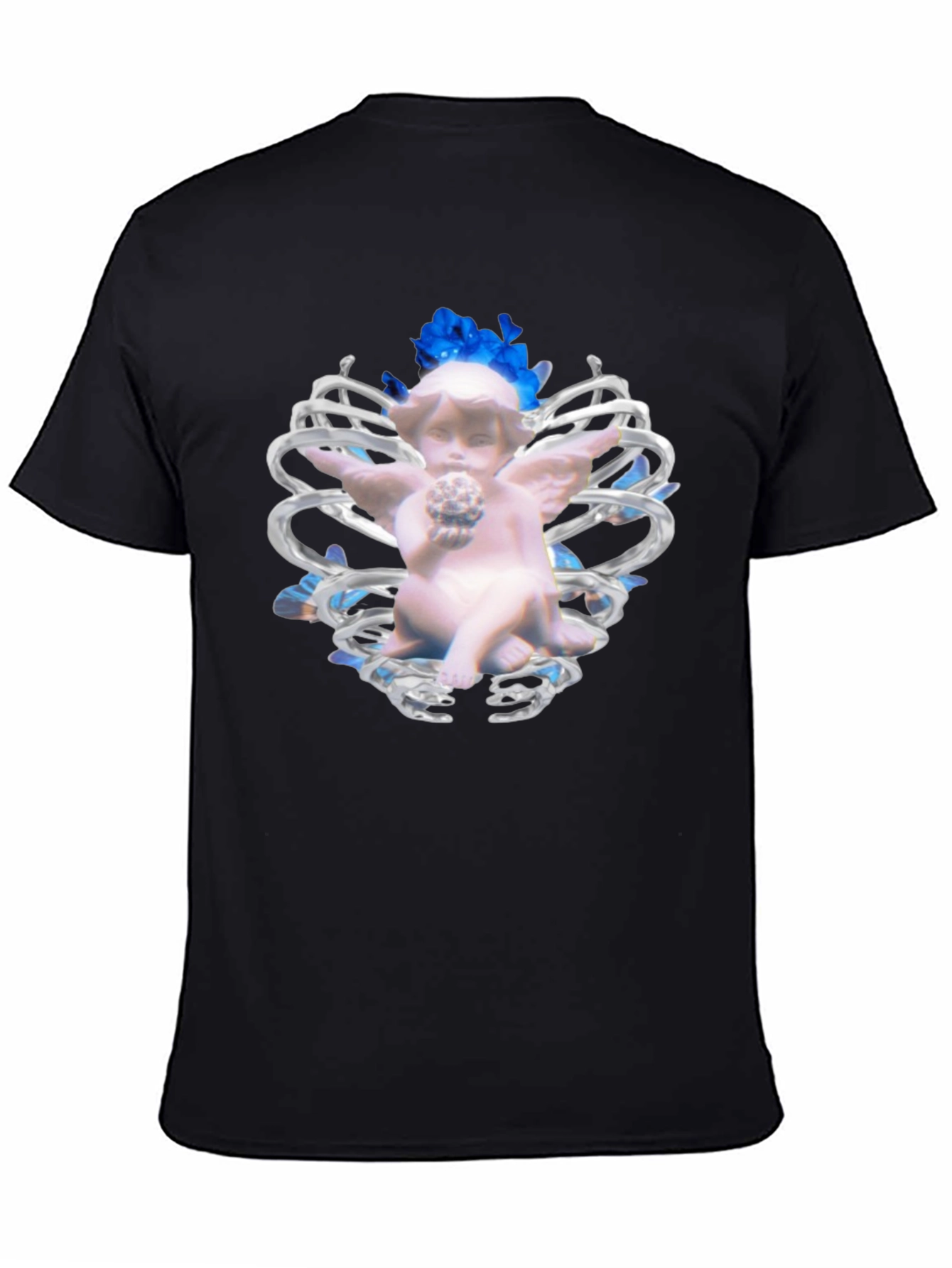 Angel Graphic Black T-Shirt