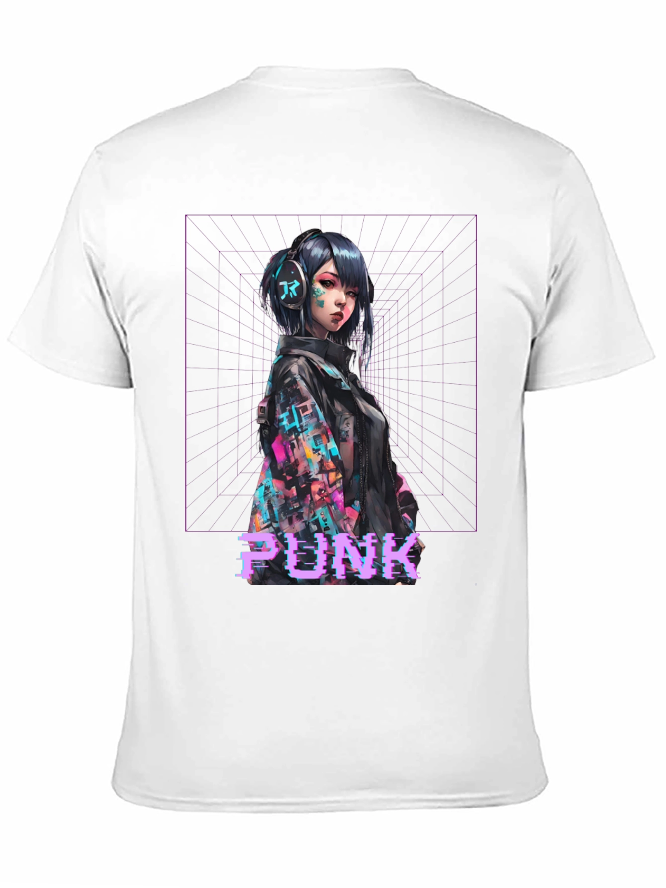 Cyberpunk Girl Graphic T-Shirt