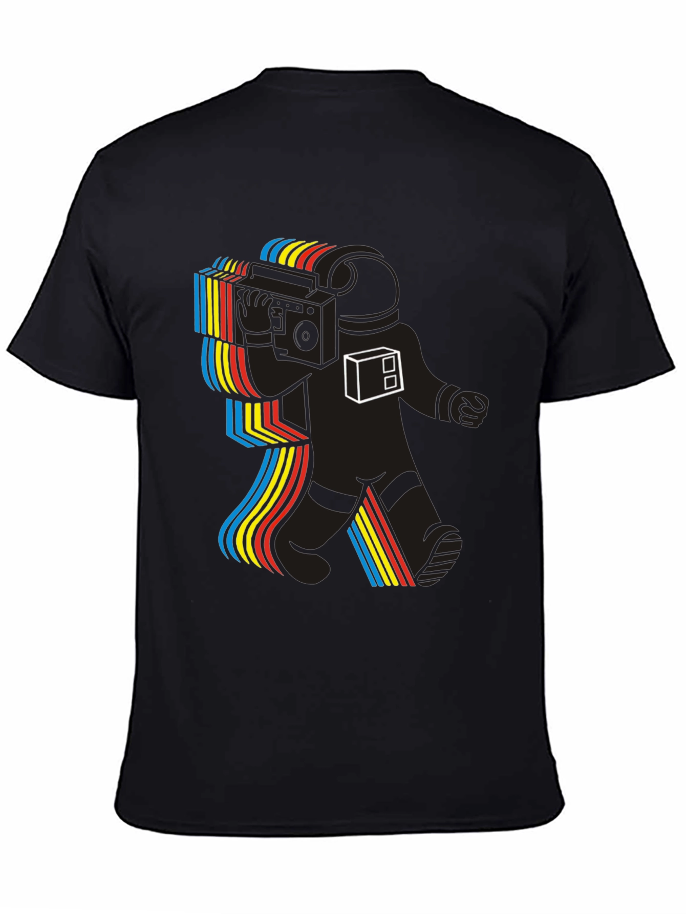 Retro Astronaut Graphic Tee - Space Tunes T-Shirt