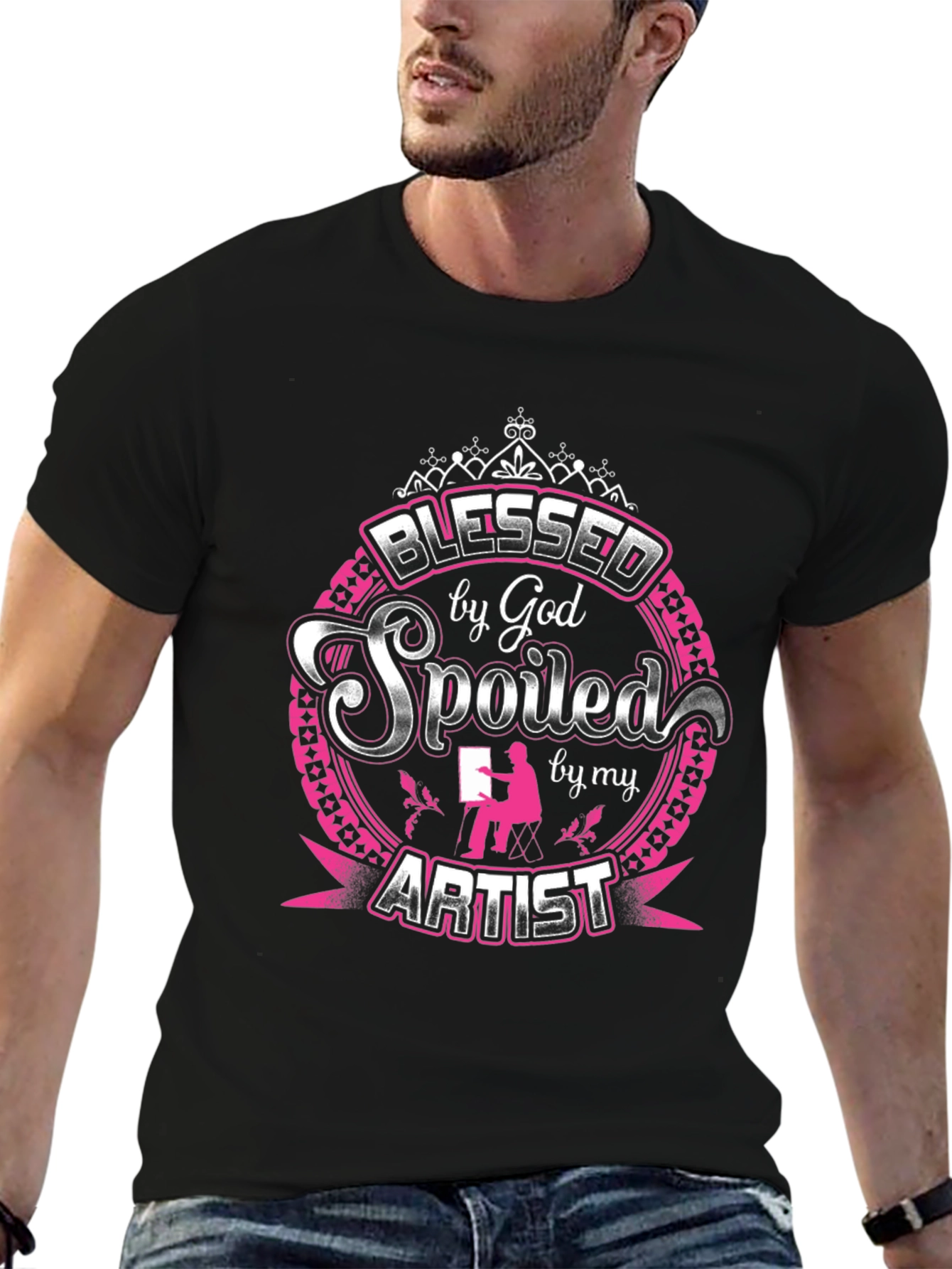 Blessed Spoiled by My Artist T-Shirt